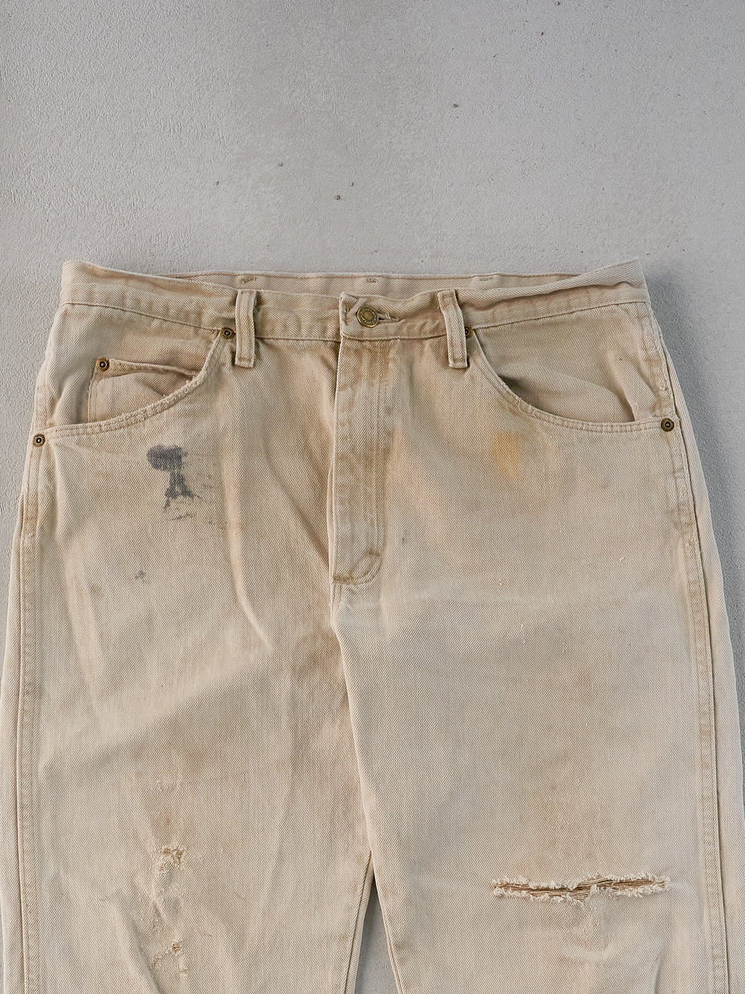 Vintage 90s Khaki Wrangler Denim Jeans (34x32)