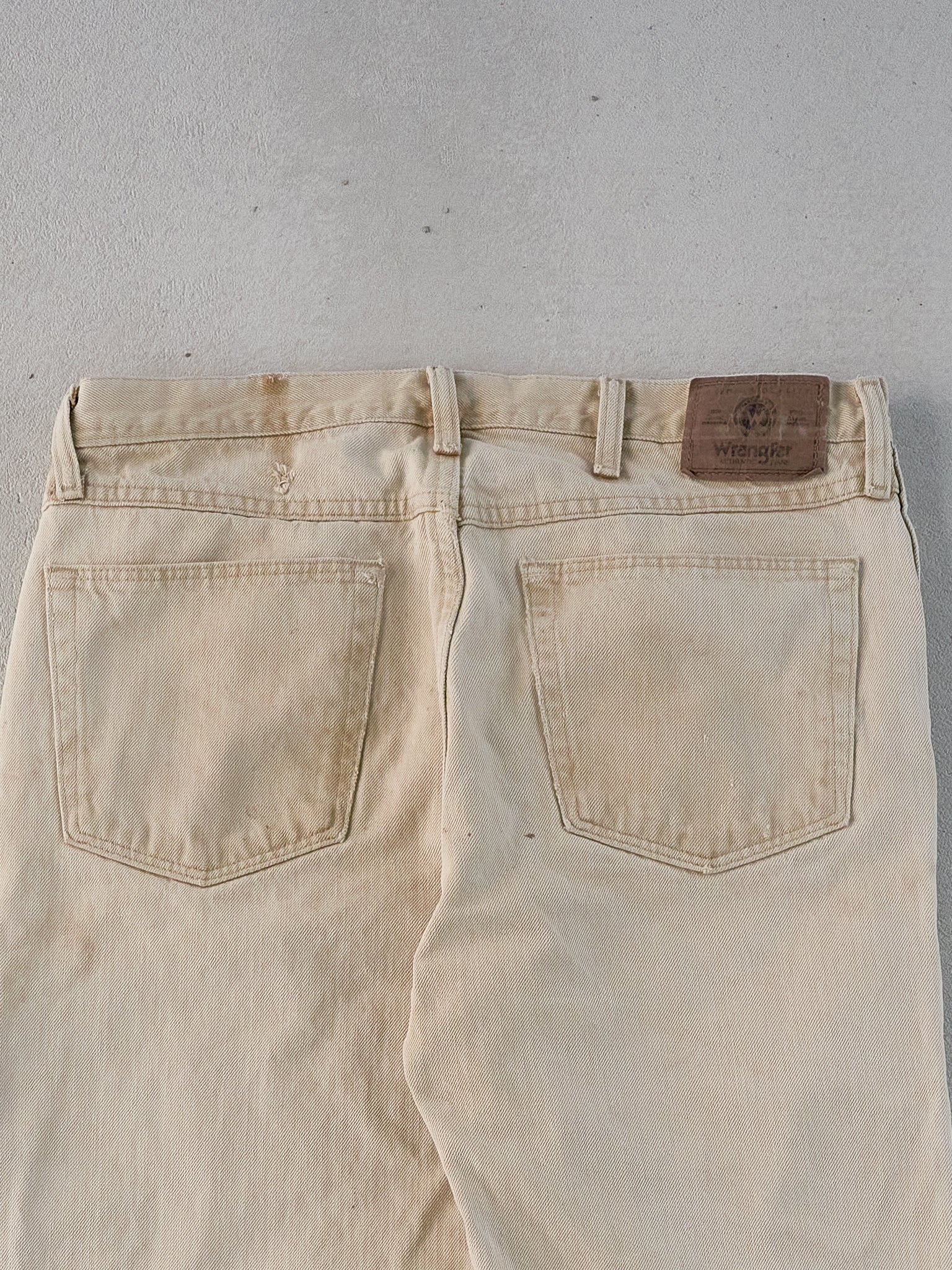 Vintage 90s Khaki Wrangler Denim Jeans (34x32)
