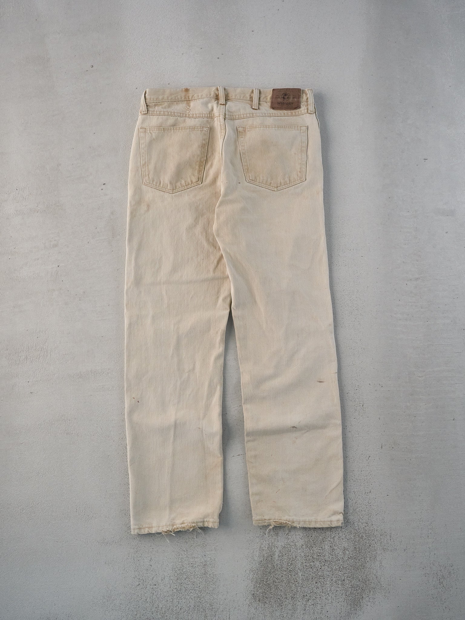 Vintage 90s Khaki Wrangler Denim Jeans (34x32)