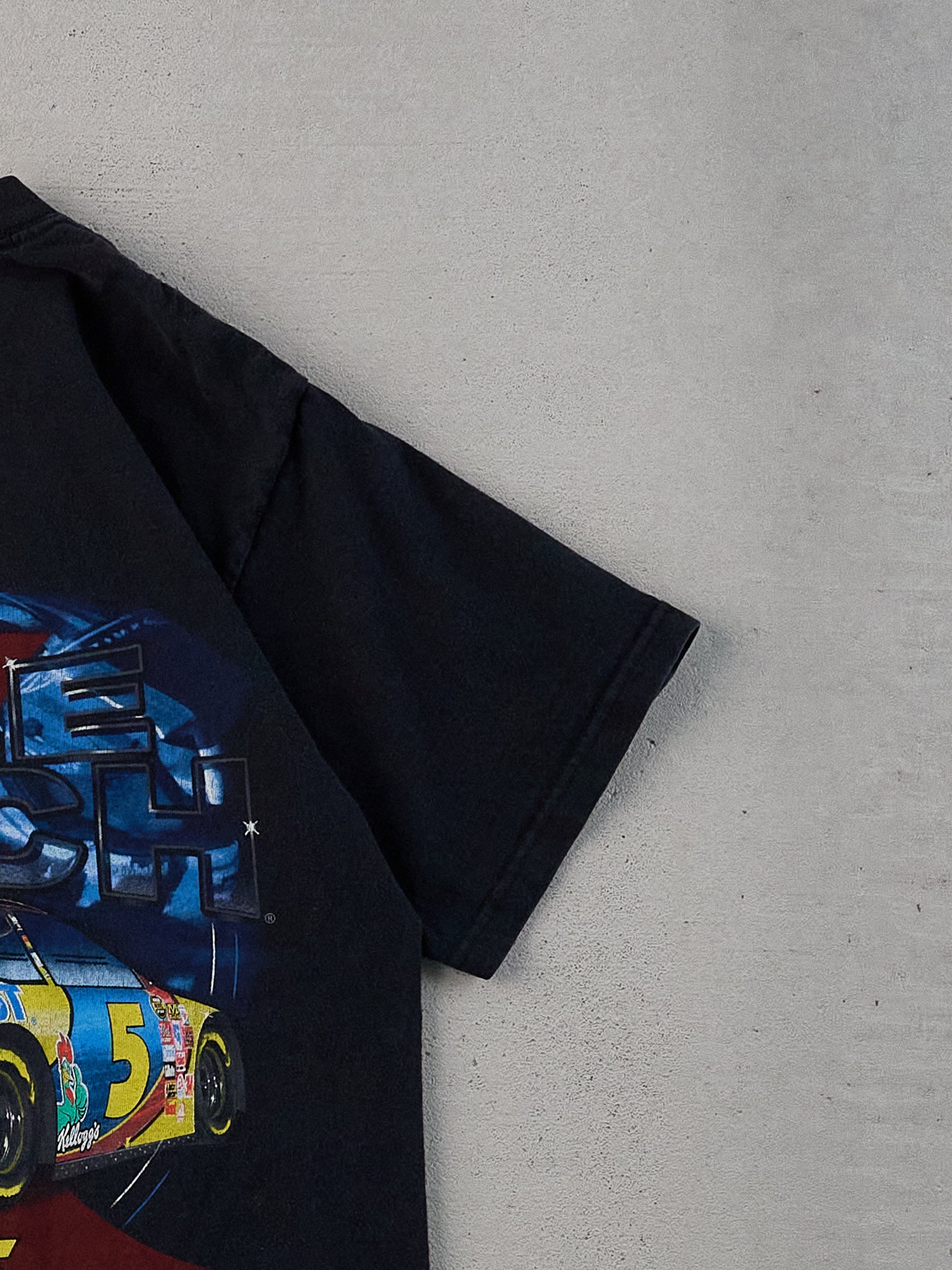 Vintage 07' Black Kyle Busch Nascar Racing Graphic Tee (S)