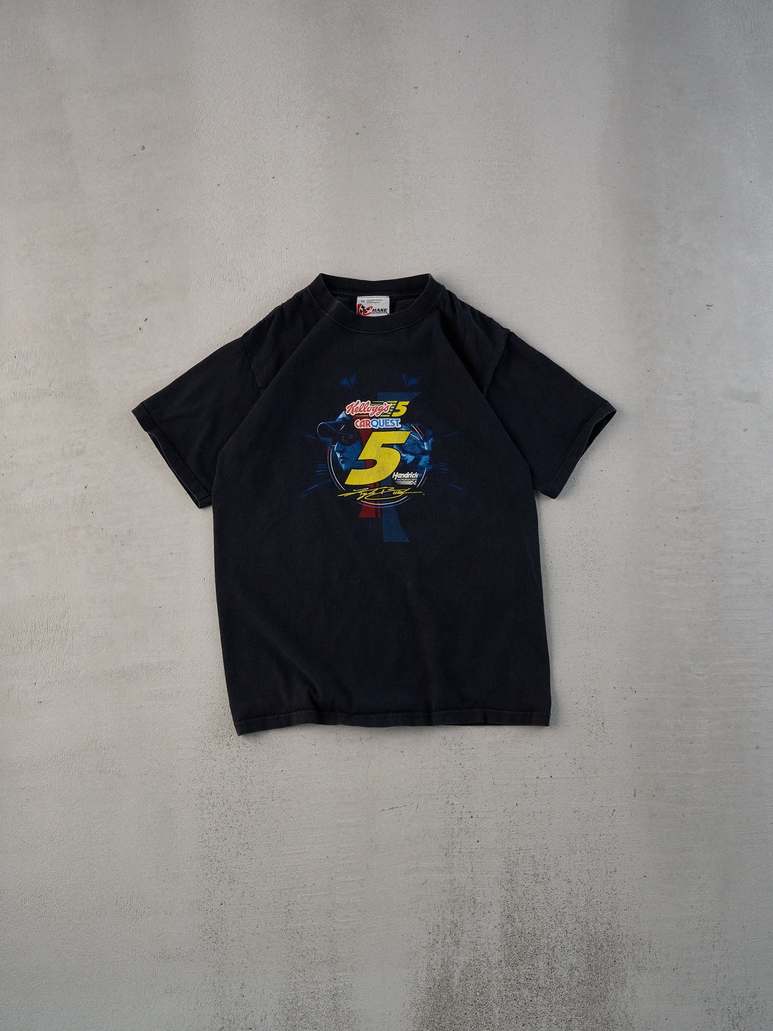 Vintage 07' Black Kyle Busch Nascar Racing Graphic Tee (S)