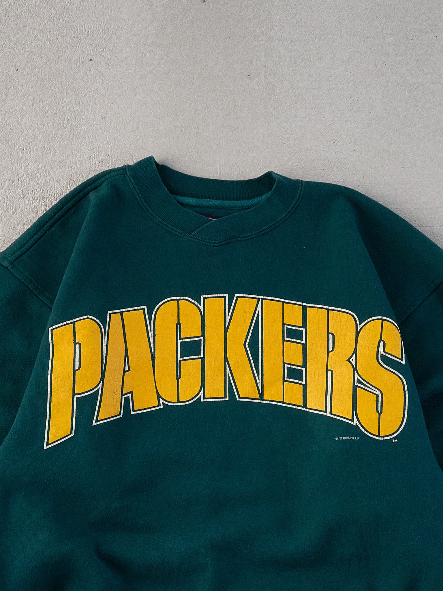 Vintage 96' Pine Green Green Bay Packers NFL Crewneck (M)