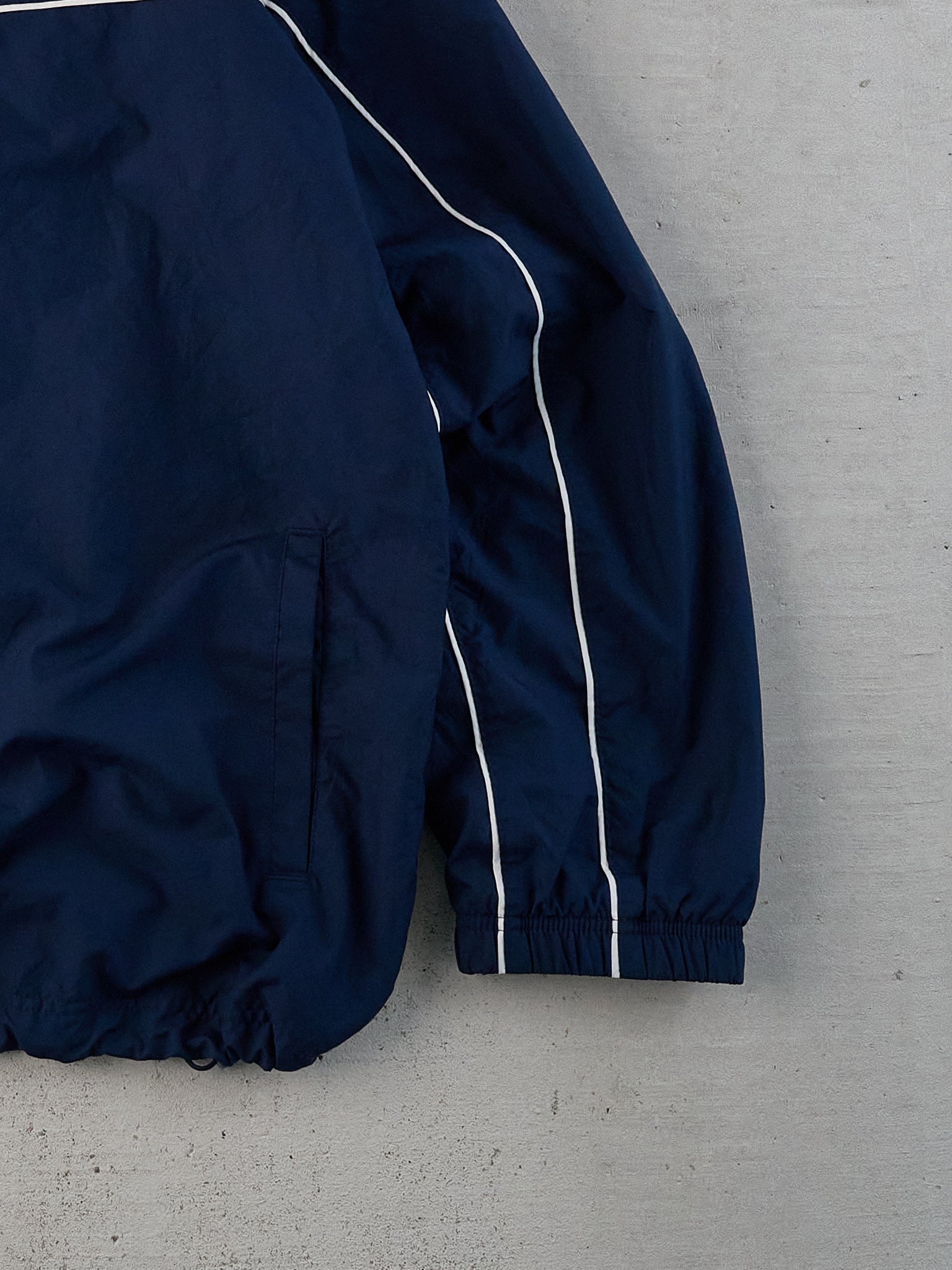 Vintage Y2K Navy Blue Nike Windbreaker (XL/XXL)