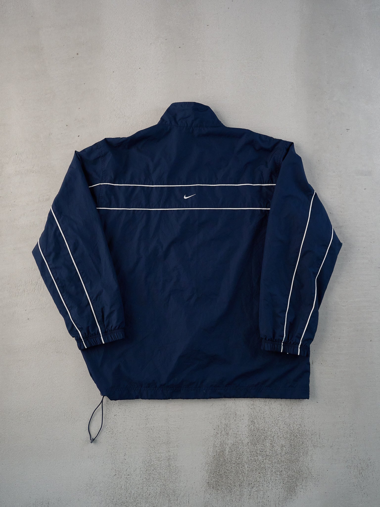 Vintage Y2K Navy Blue Nike Windbreaker (XL/XXL)