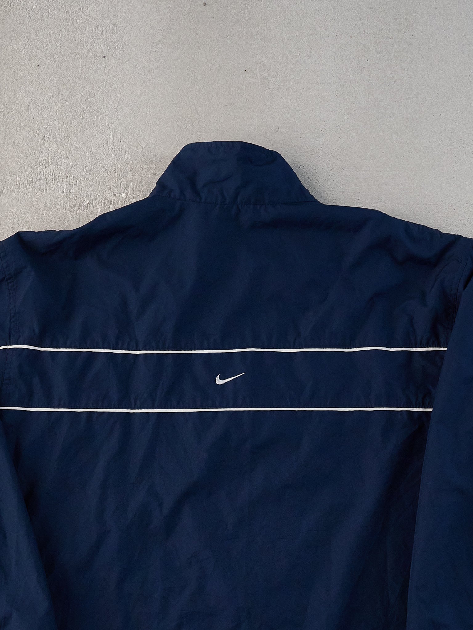 Vintage Y2K Navy Blue Nike Windbreaker (XL/XXL)