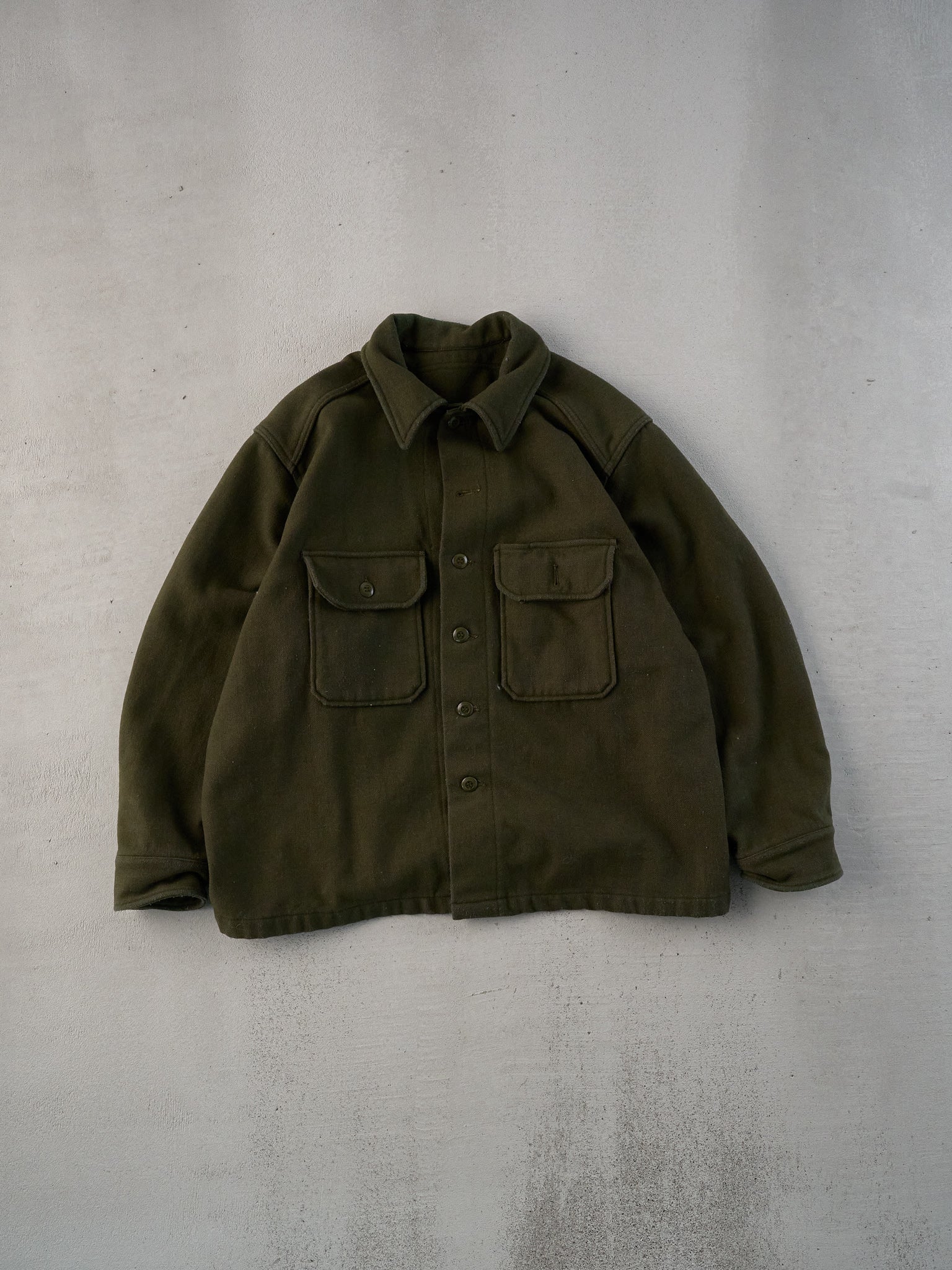 Vintage 89' Green Army Field Jacket (L)