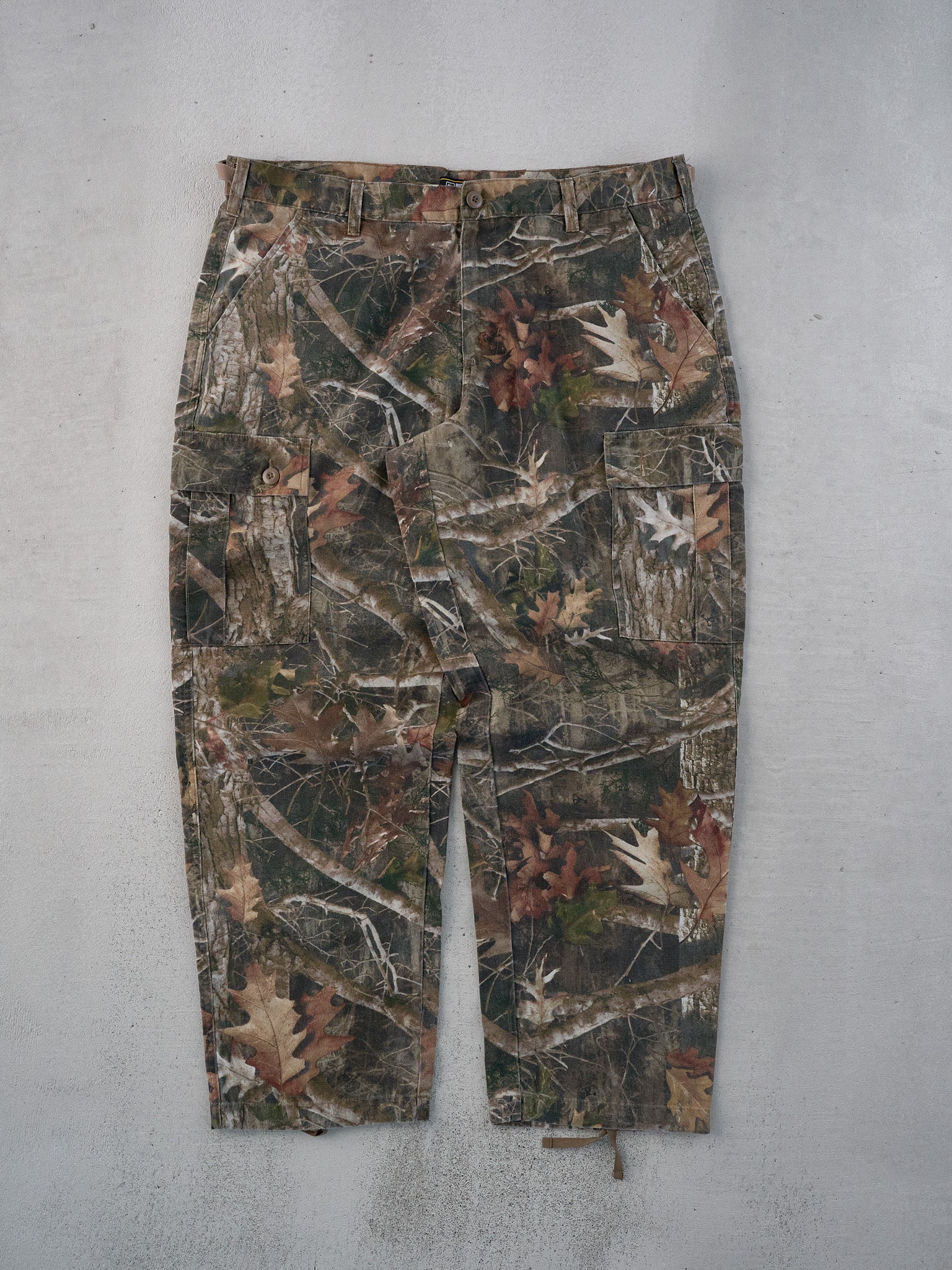 Vintage Y2k Green Ridge Hunter Realtree Camo Cargo Pants (40x31)