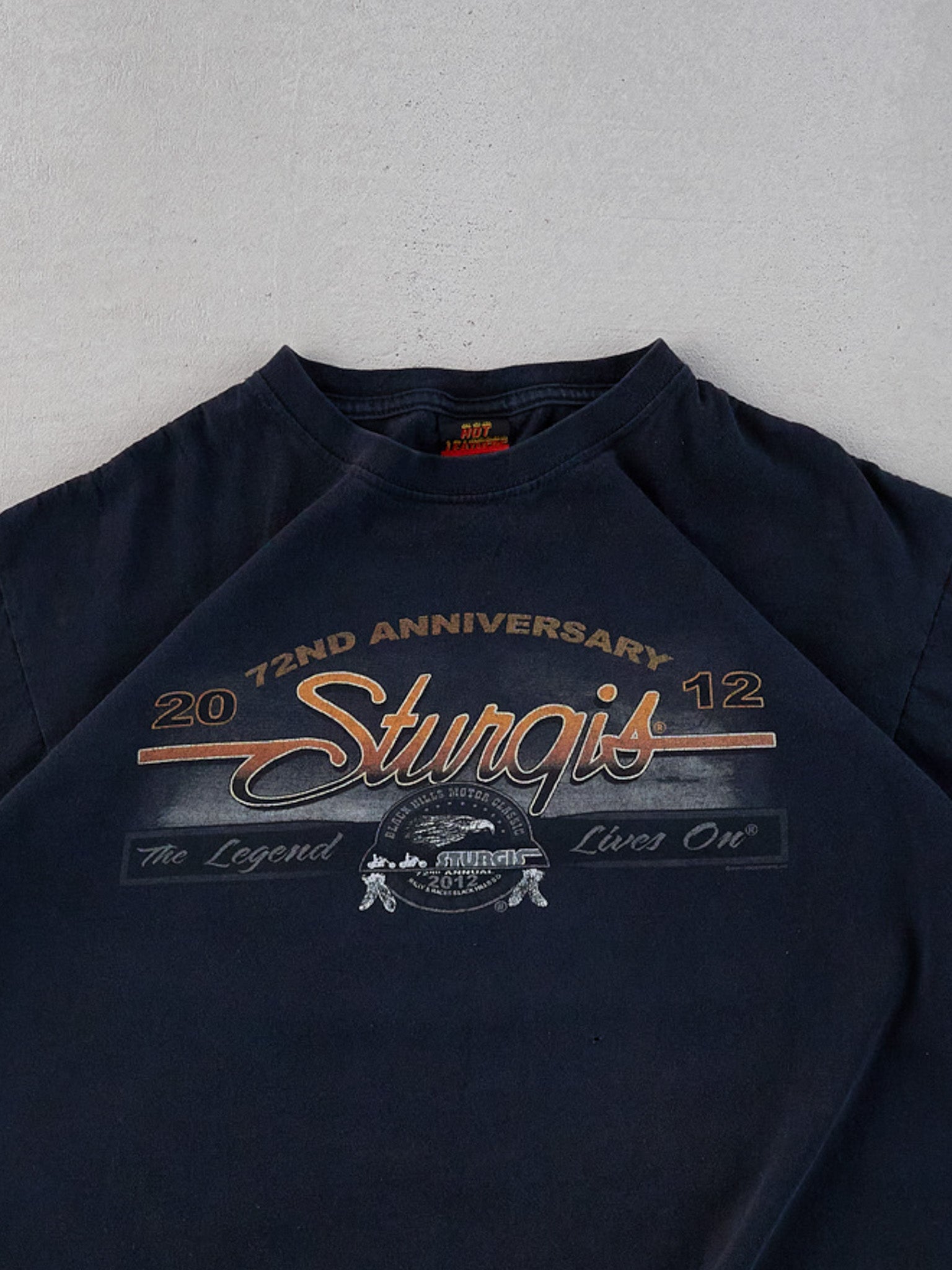 Vintage 12' Black Sturgis Biker Graphic Tee (M)