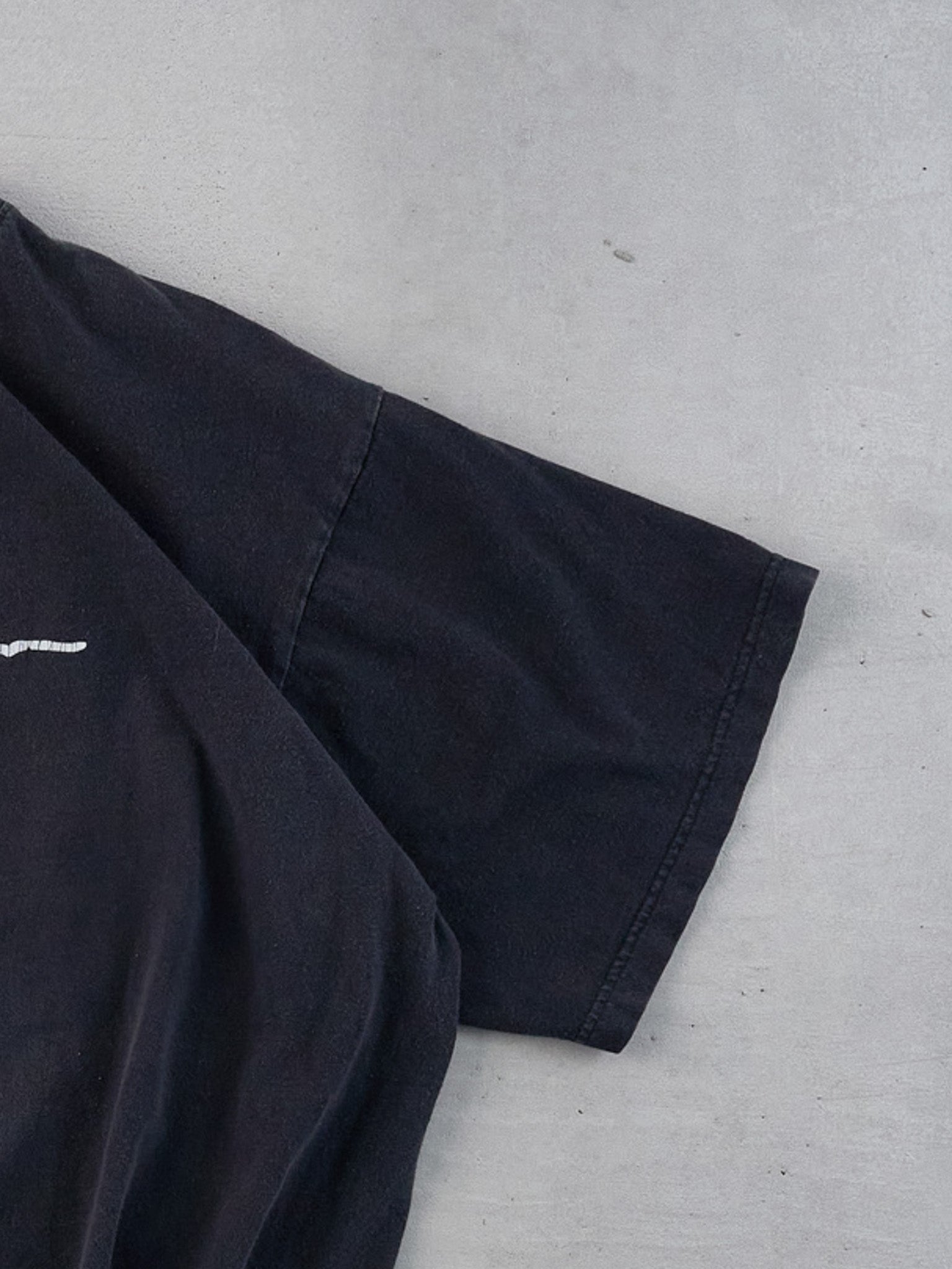 Vintage 90s Washed Black Sean John Signature Tee (L)