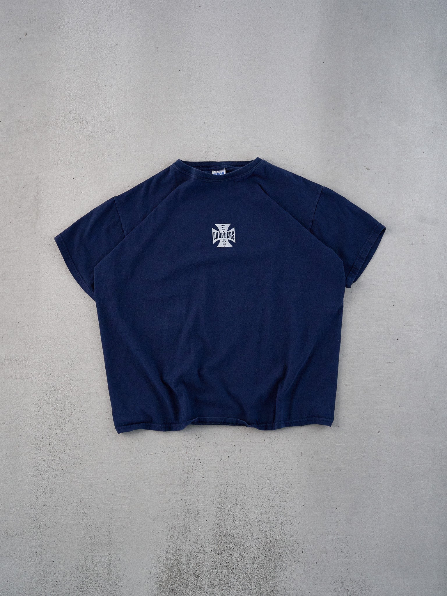 Vintage 90s Blue West Side Chopper Tee (M)