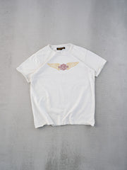 Vintage 90s White Harley Davidson Logo Tee (M)