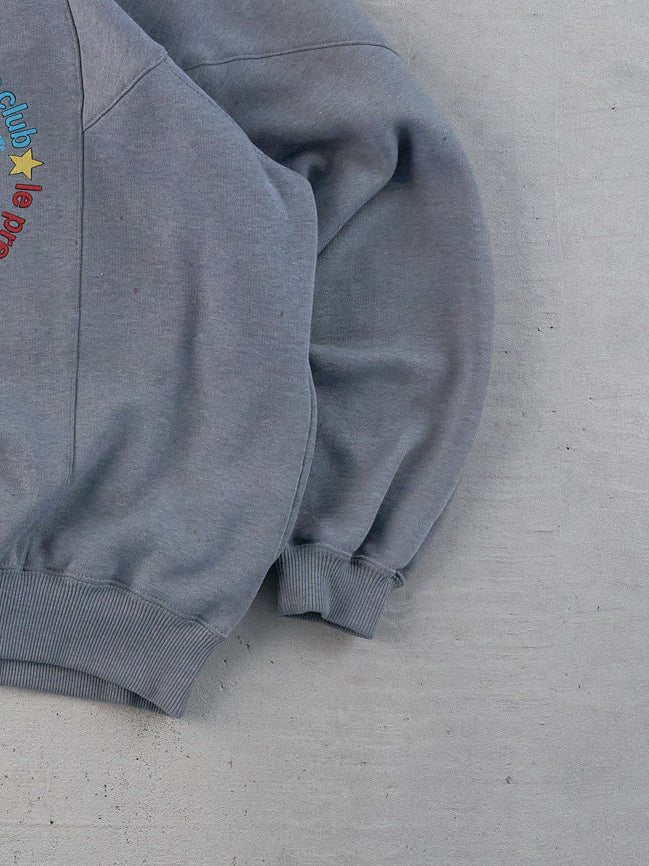 Vintage 80s Grey Beverly Hills Polo Club Turtleneck (M/L)