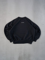 Vintage 90s Black Introvert Blank Crewneck (M/L)