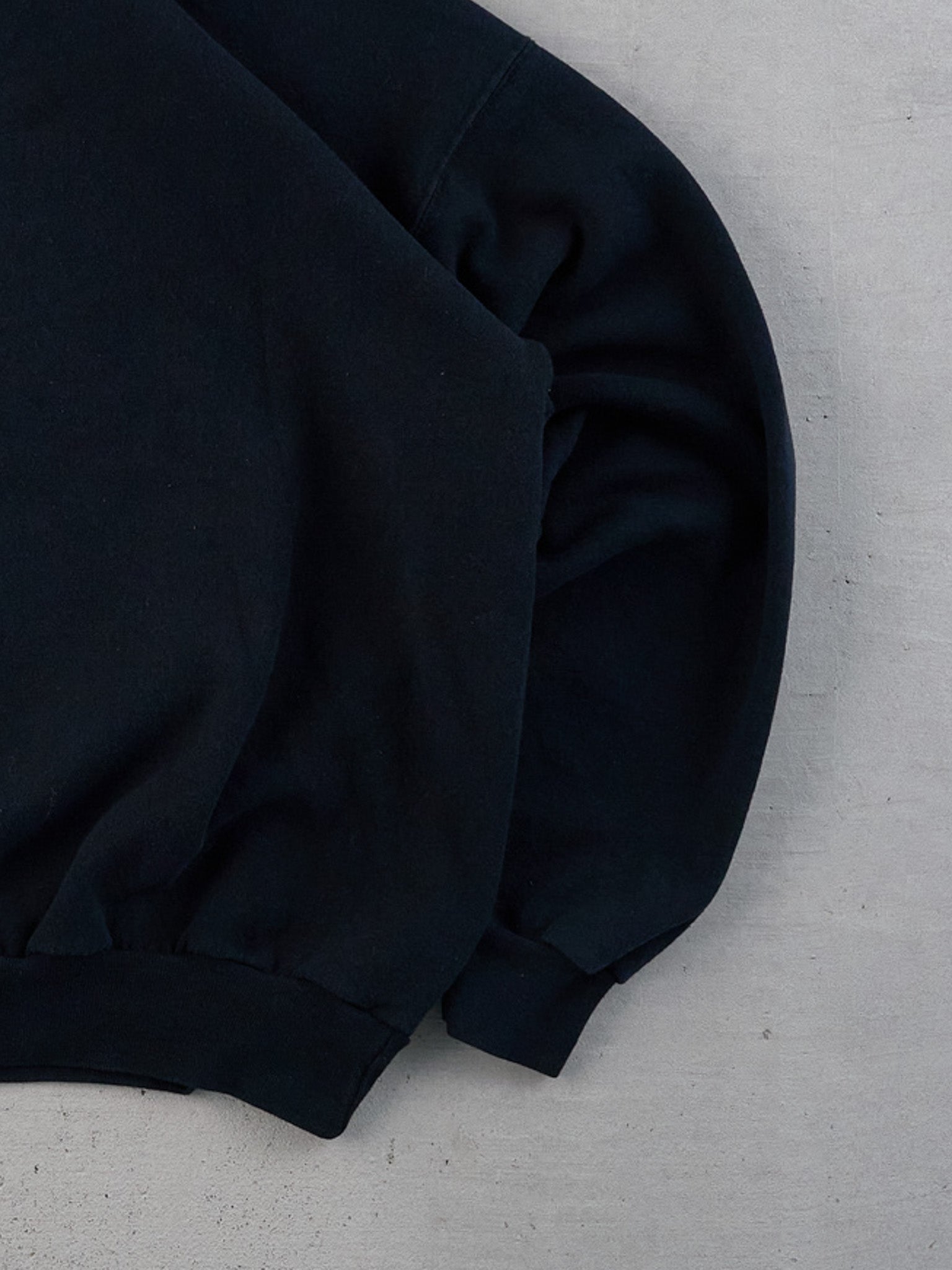 Vintage 90s Black Hanes Blank Crewneck (M/L)