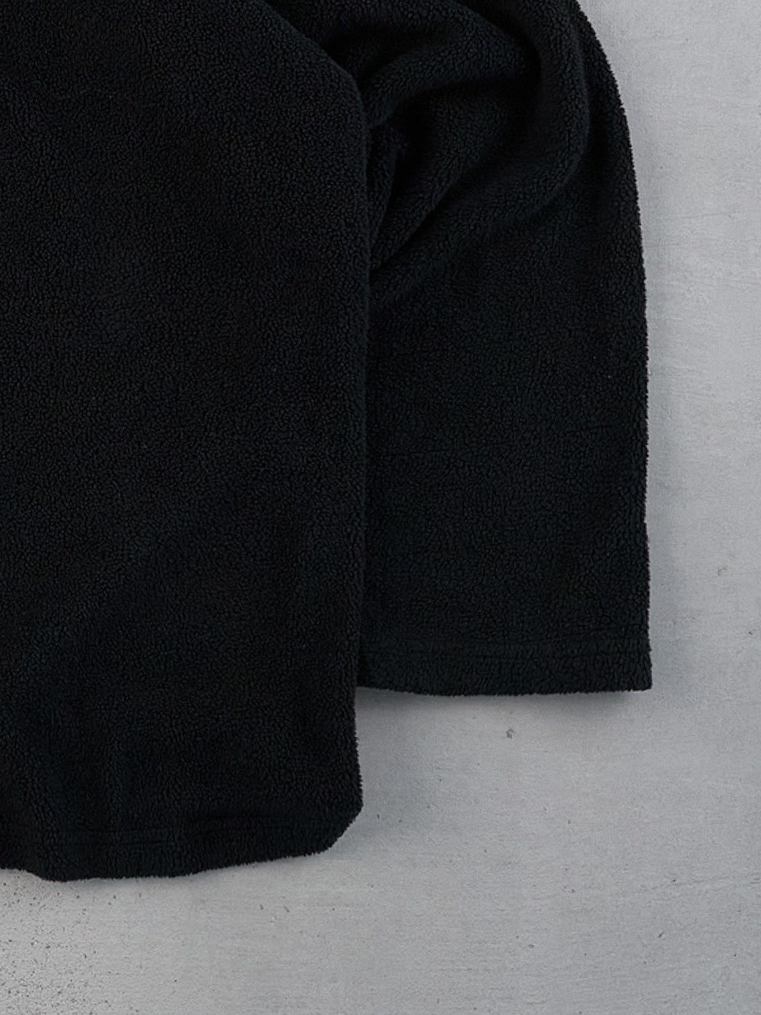Vintage 90s Black Nike Fleece Collared 1/4 Zip Crewneck (XL)