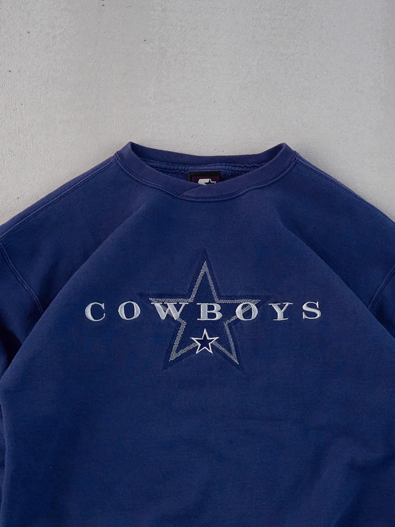 Vintage 90s Navy Blue Dallas Cowboys Starters Crewneck (M)