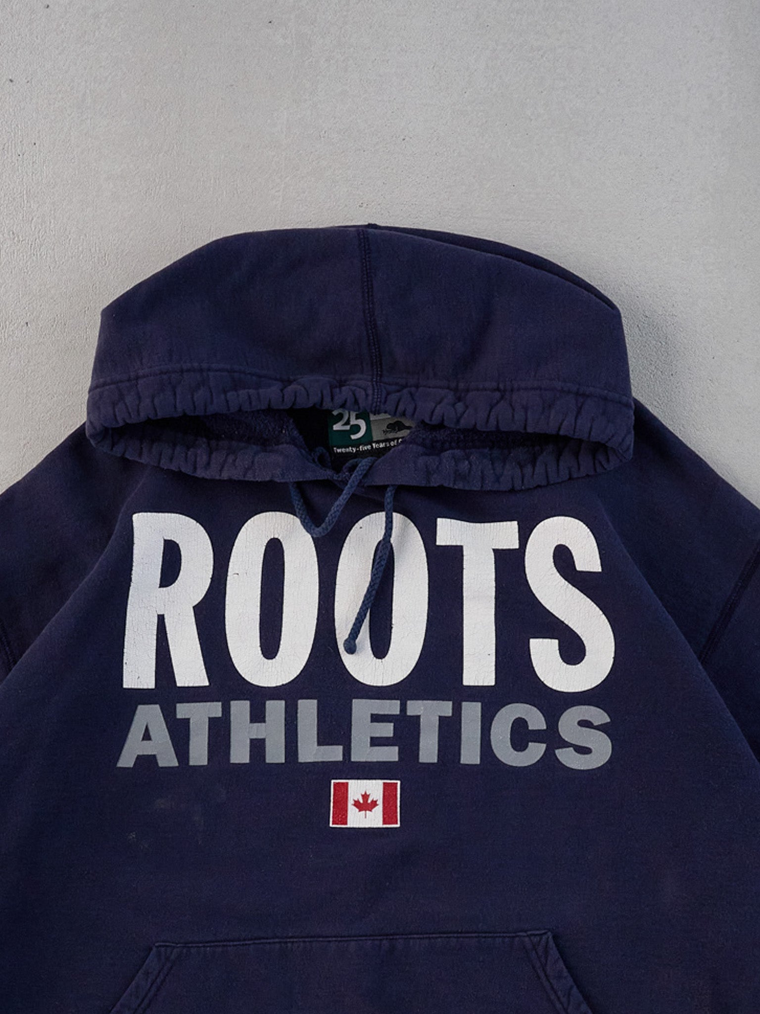 Vintage 90s Blue Roots Athletics Canada Hoodie (M/L)