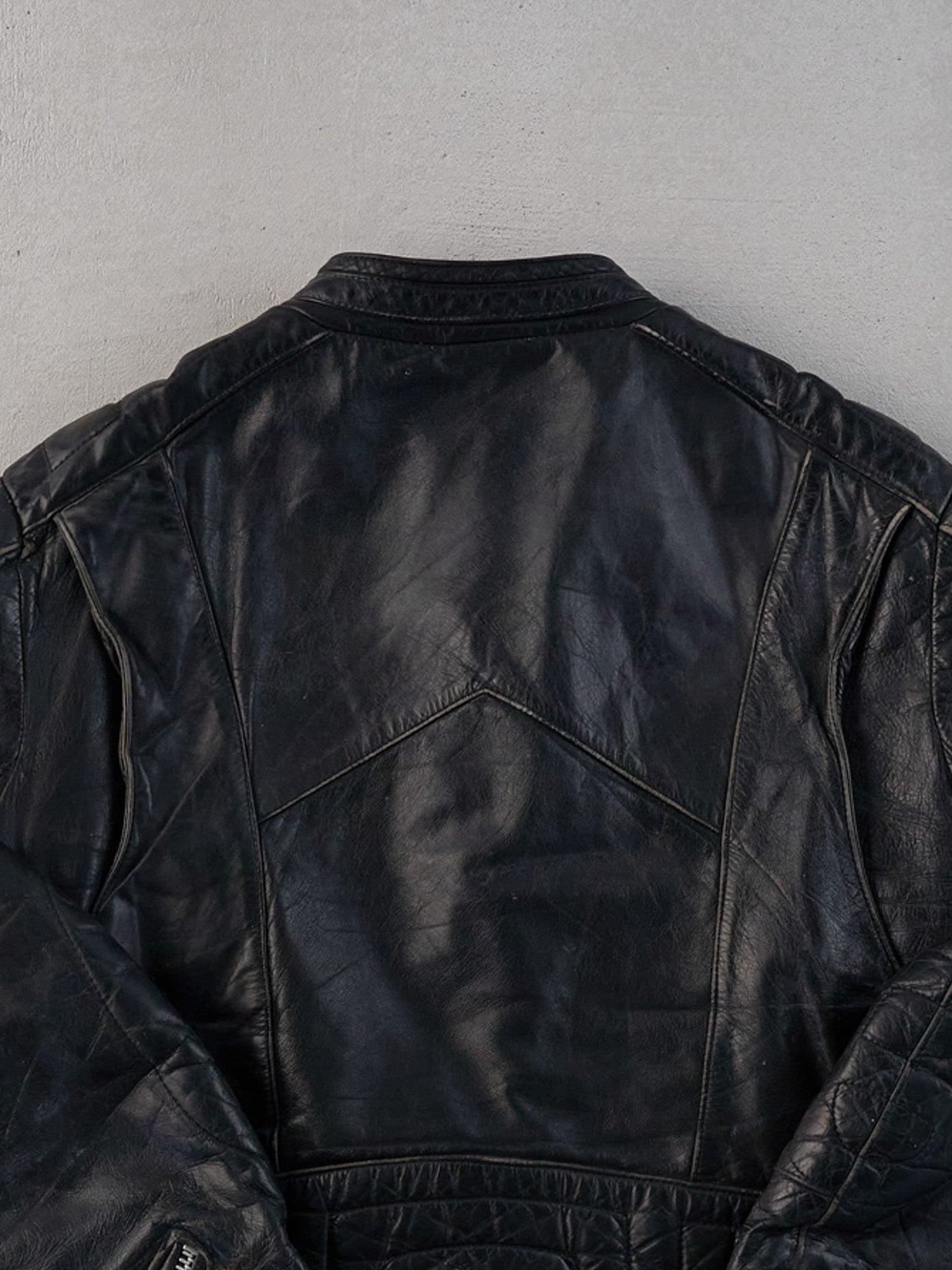 Vintage 90s Black Leather Jacket (S)