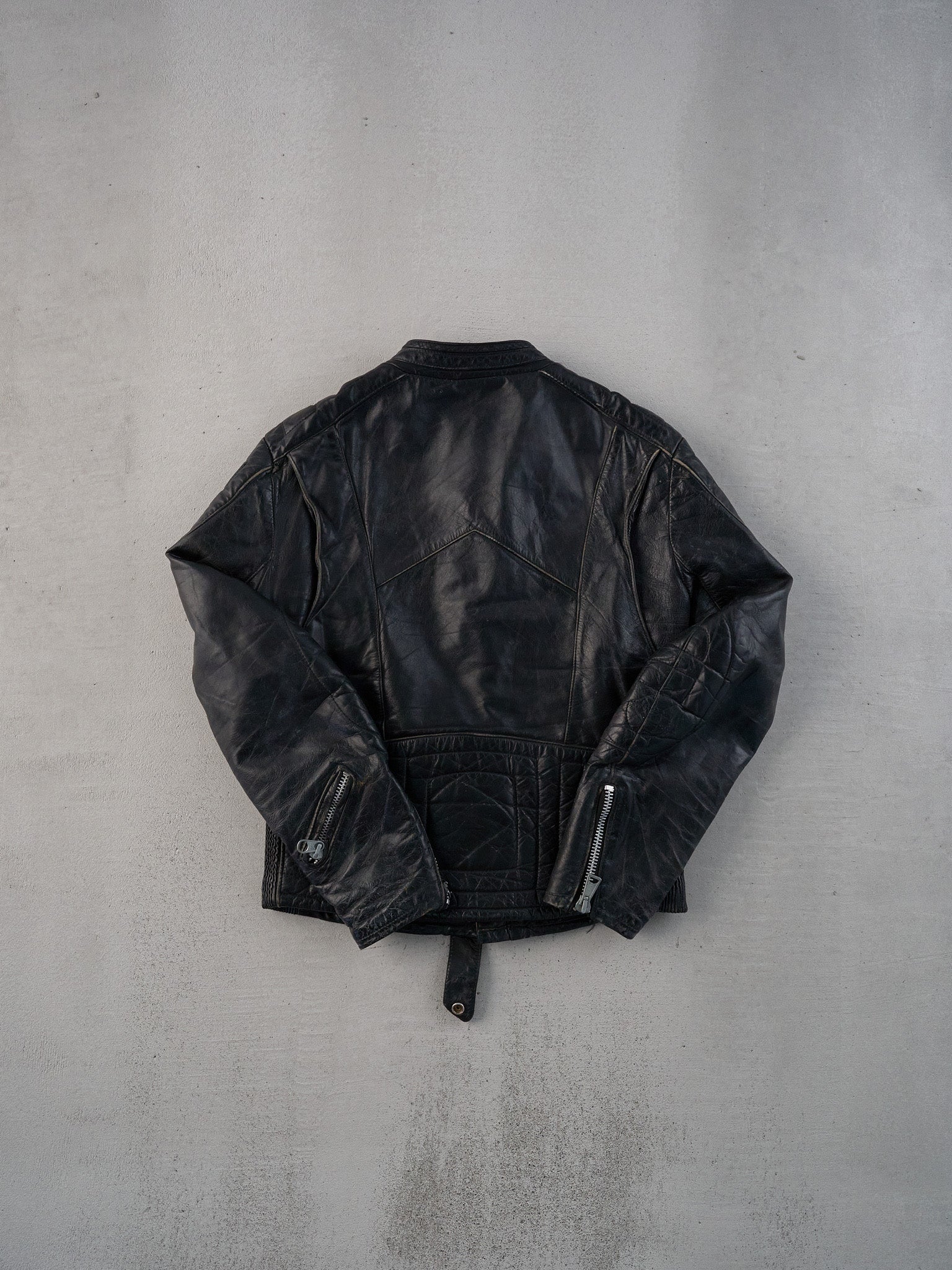 Vintage 90s Black Leather Jacket (S)
