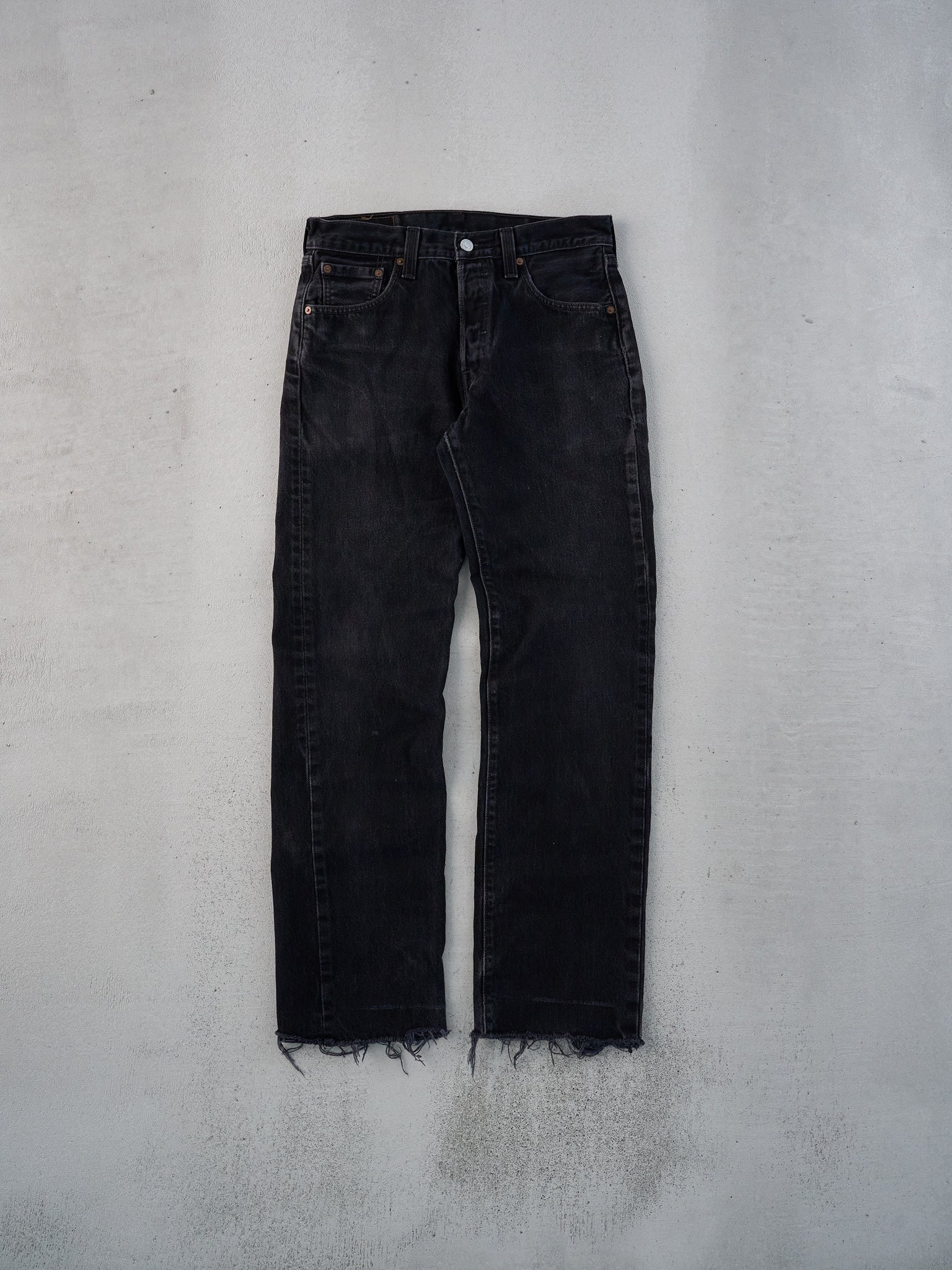 Vintage 90s Black Levi's 501 Denim Jeans (30x30)