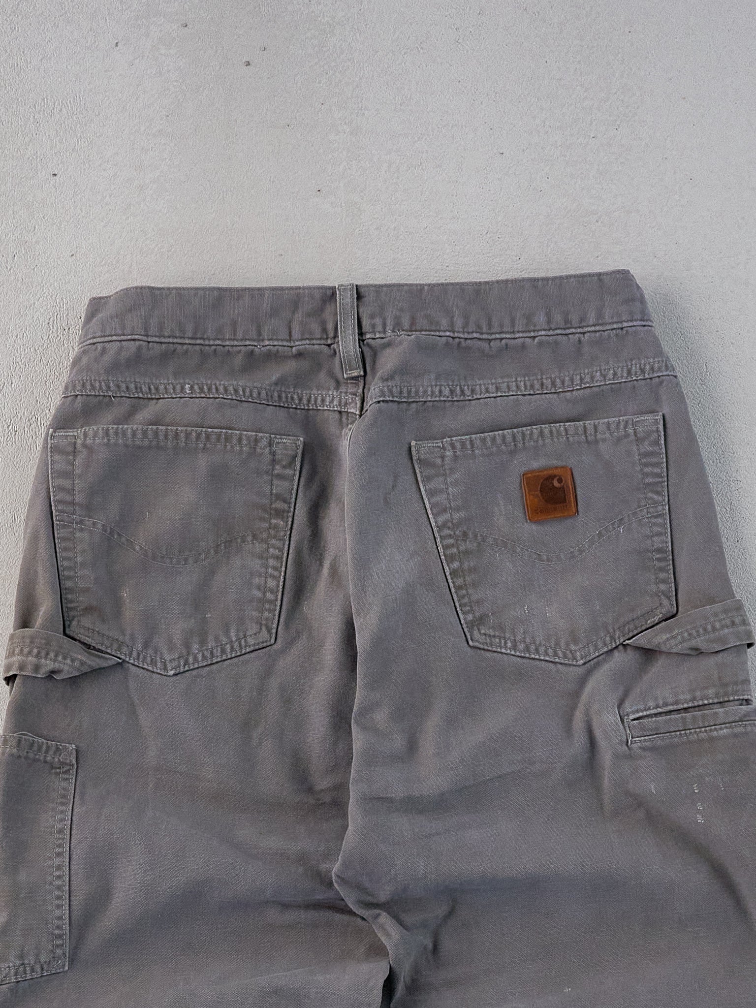 Vintage 90s Grey Carhartt Dungeree Carpenter Pants (28x28)