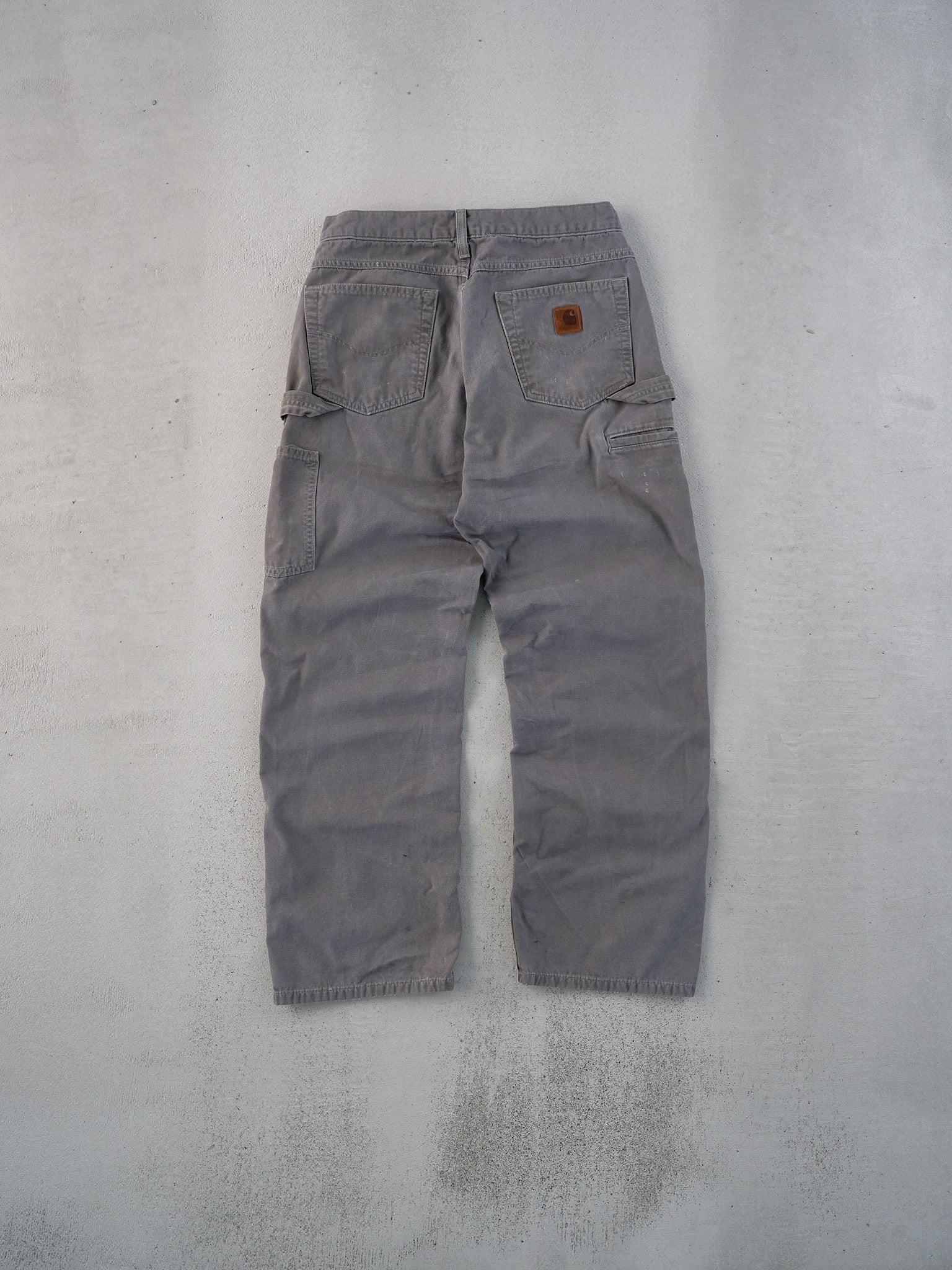 Vintage 90s Grey Carhartt Dungeree Carpenter Pants (28x28)
