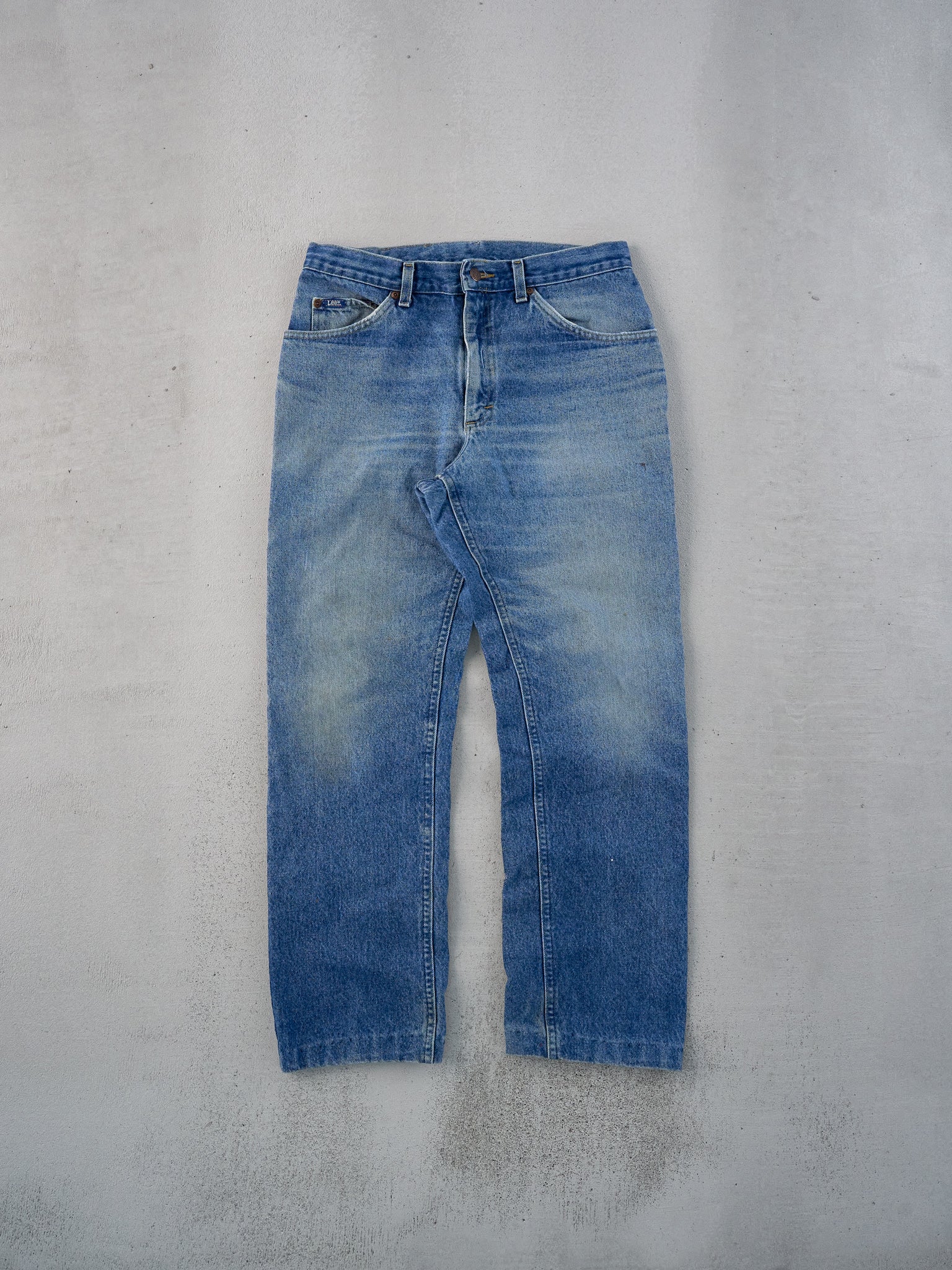 Vintage 80s Dark Blue Lee Denim Jeans (30x29)