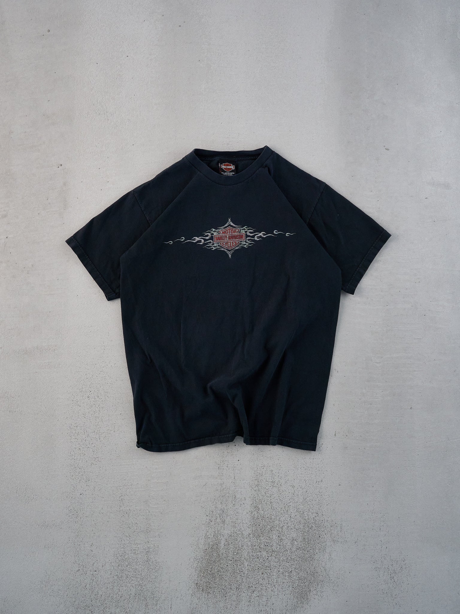 Vintage Y2k Black Harley Davidson Las Vegas Graphic Tee (M)