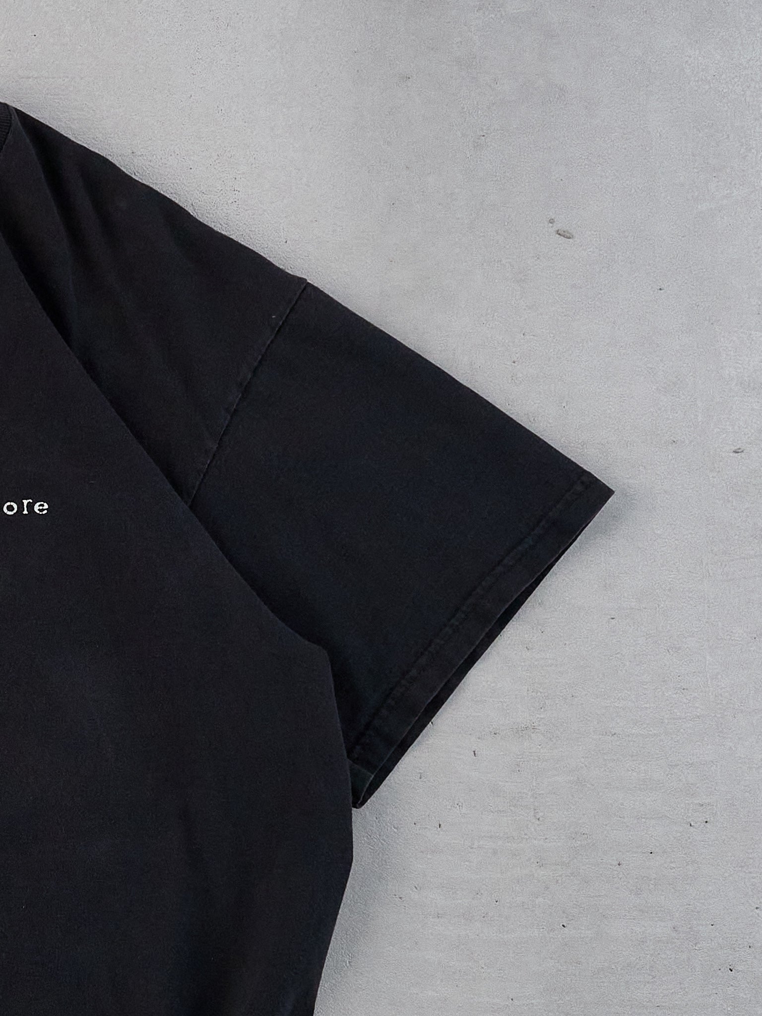 Vintage 90s Black "I can't remember names so I'll just call you crack whore" Tee (M)