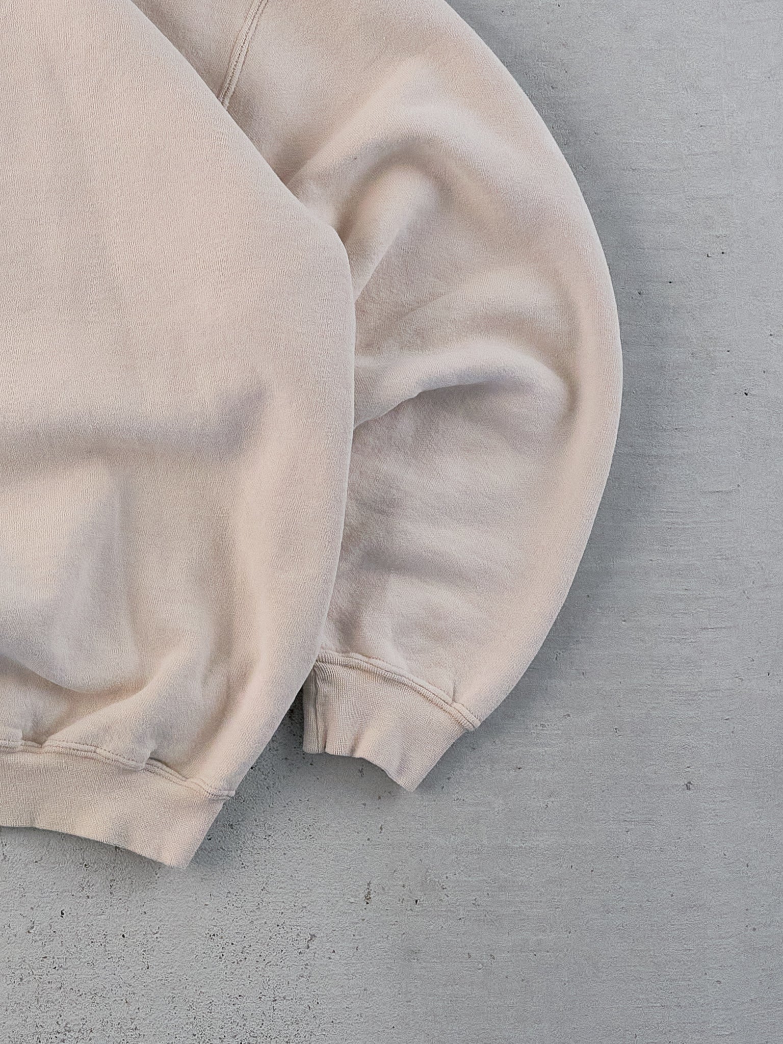 Vintage 90s Beige Jersee's Blank Crewneck (L)