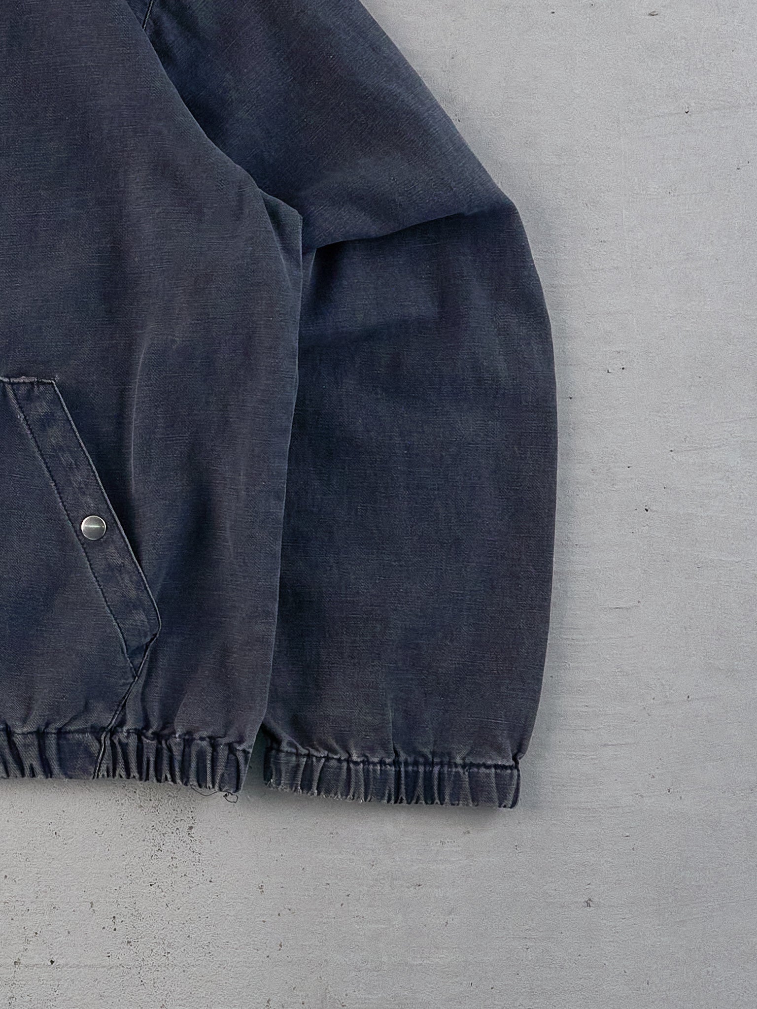 Vintage 80s Washed Grey Polo By Ralph Lauren Collared Jacket (M)