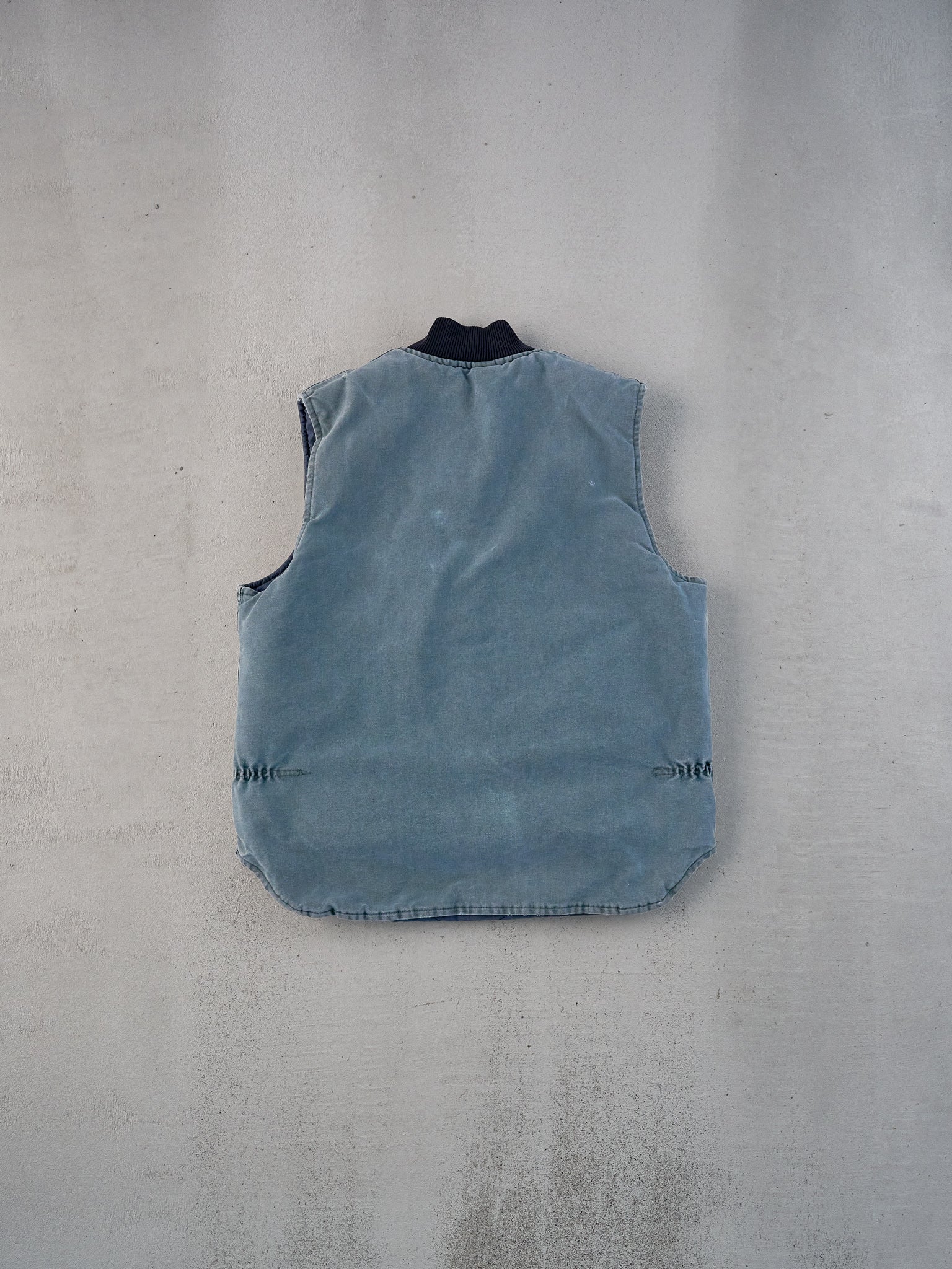 Vintage 90s Rare Light Blue Carhartt Workwear Vest (M)