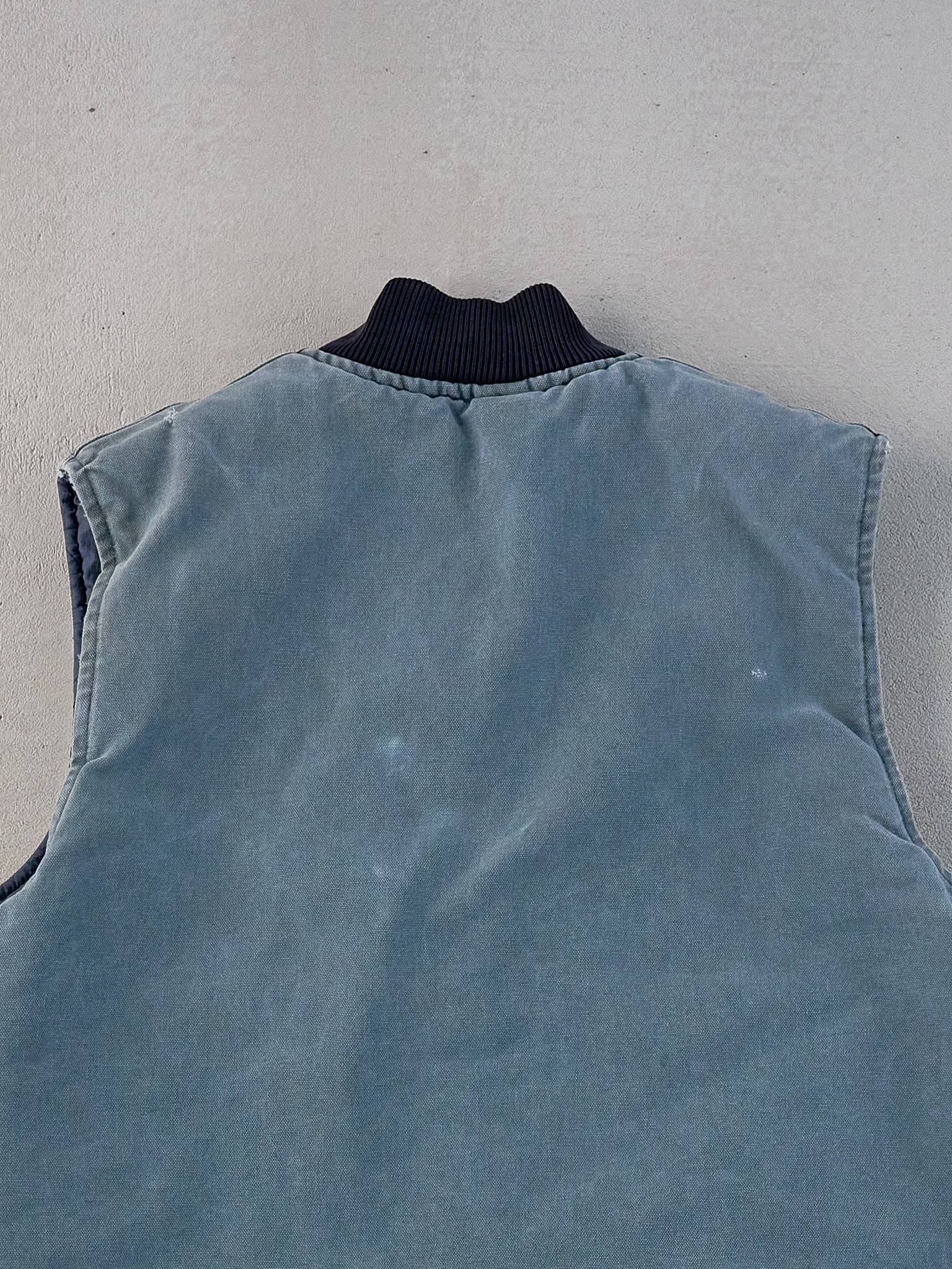 Vintage 90s Rare Light Blue Carhartt Workwear Vest (M)