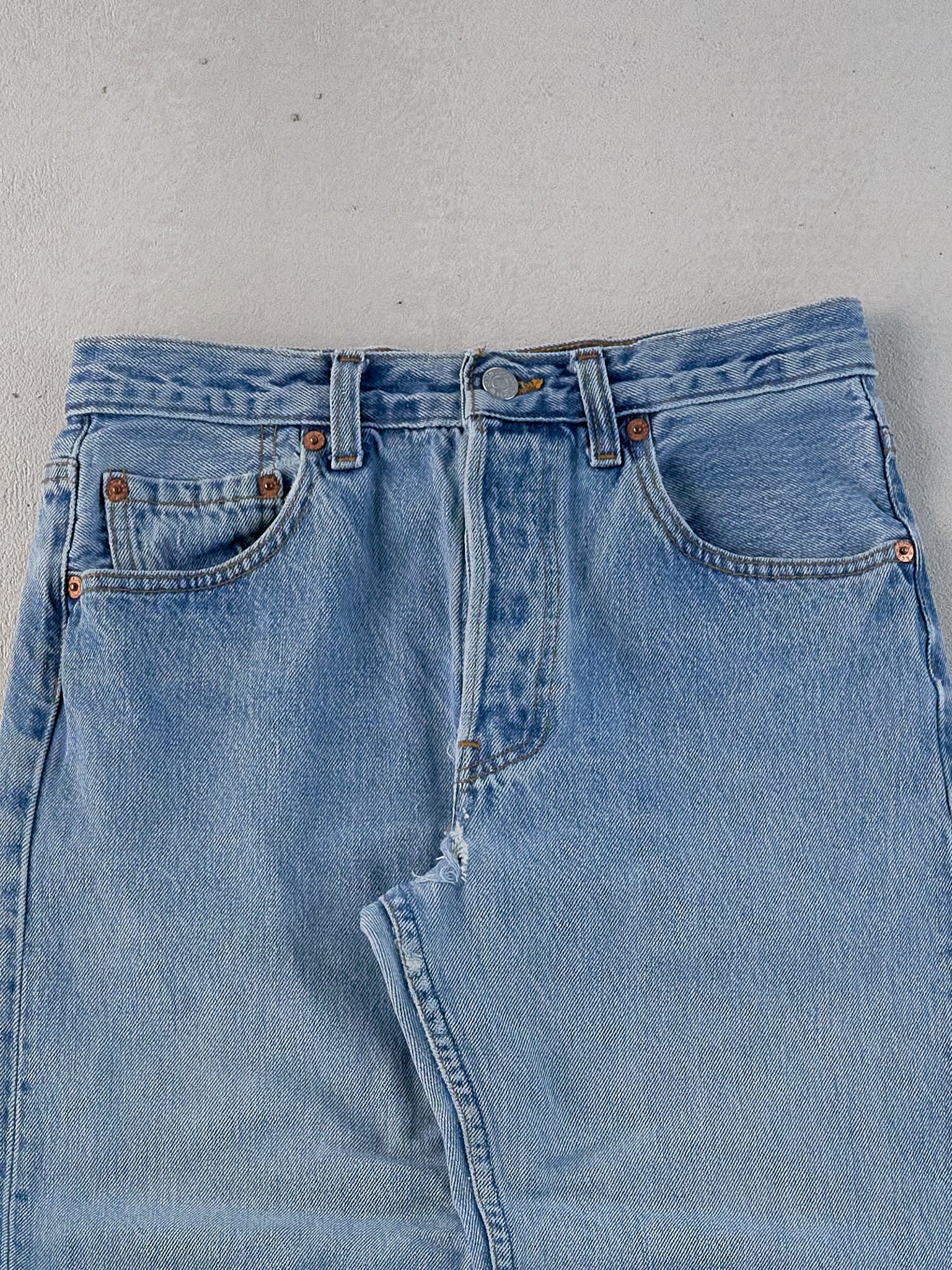 Vintage 90s Blue Levi's 501 Denim Jeans (28x29)