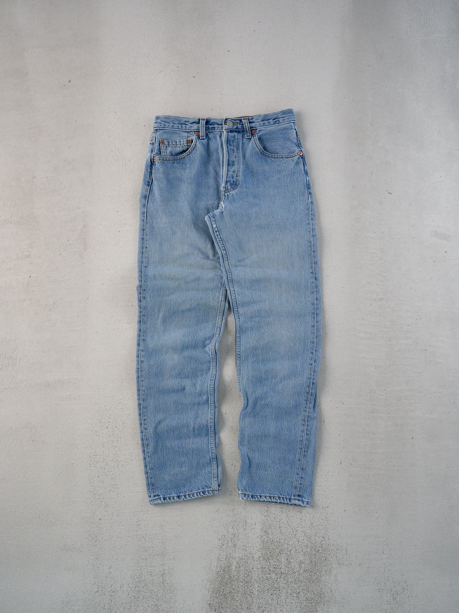 Vintage 90s Blue Levi's 501 Denim Jeans (28x29)