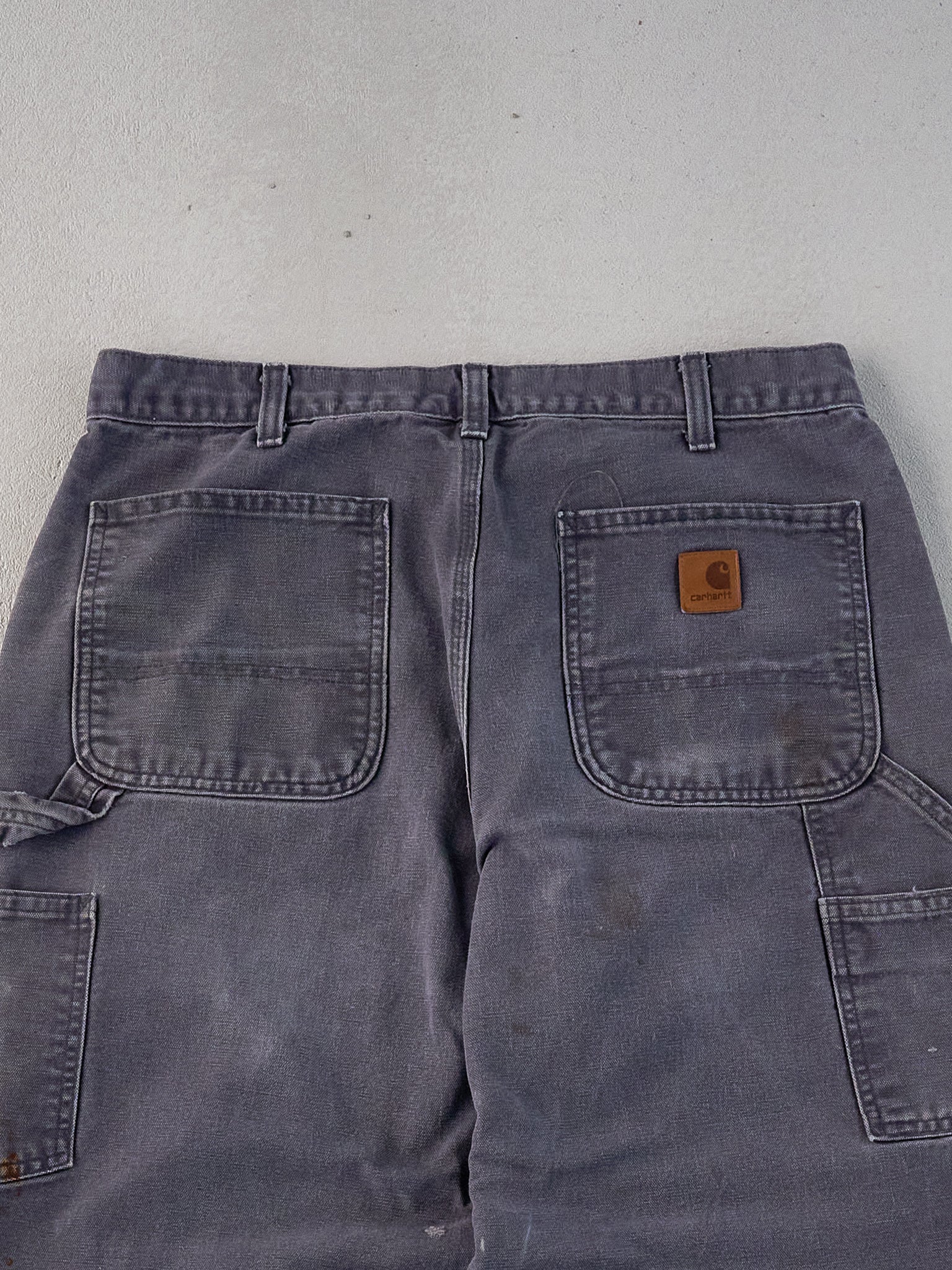 Vintage 90s Grey Carhartt Workwear Carpenter Pants (32x33)