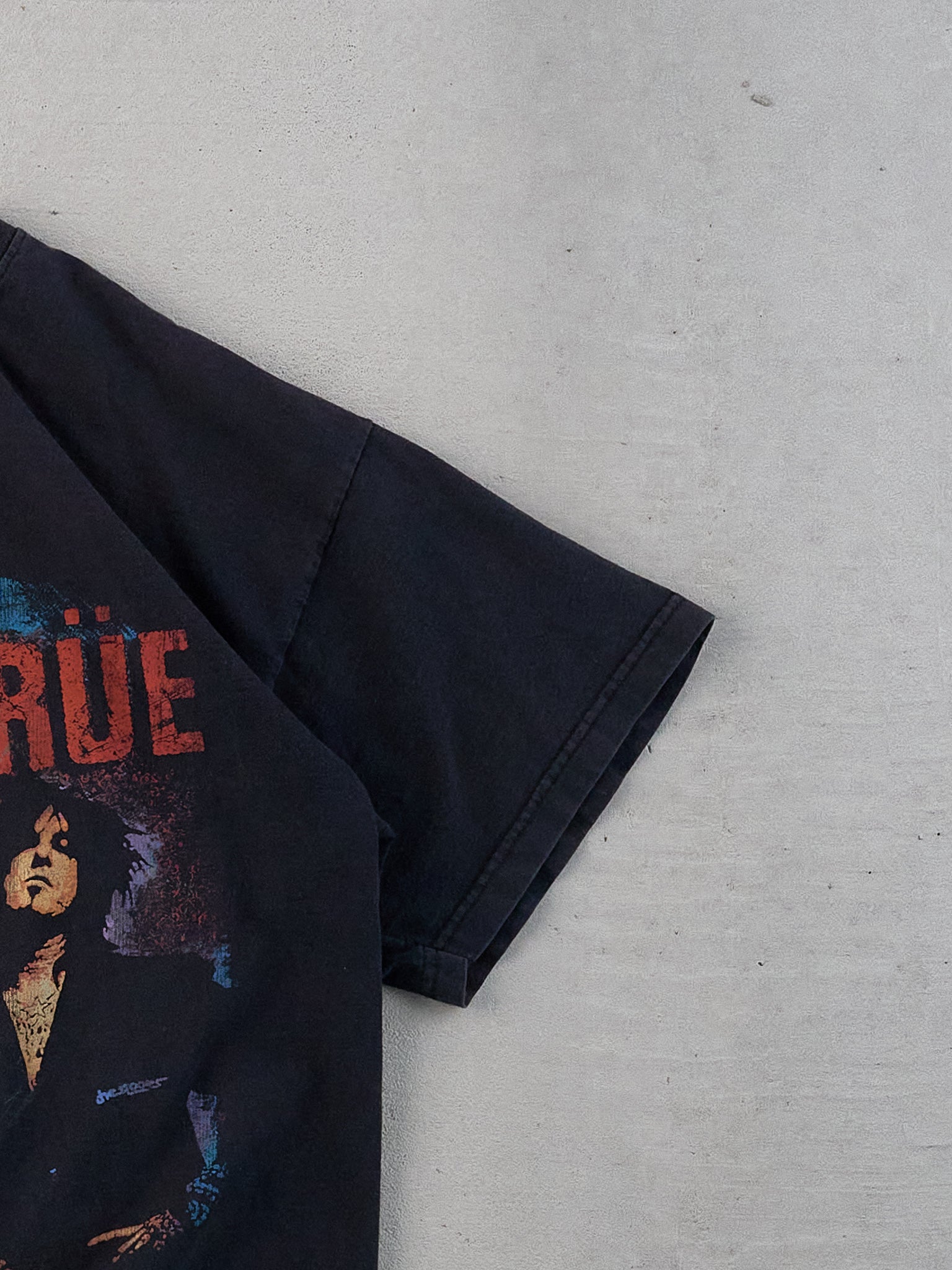 Vintage 05' Washed Black Motley Crue Band Graphic Tee