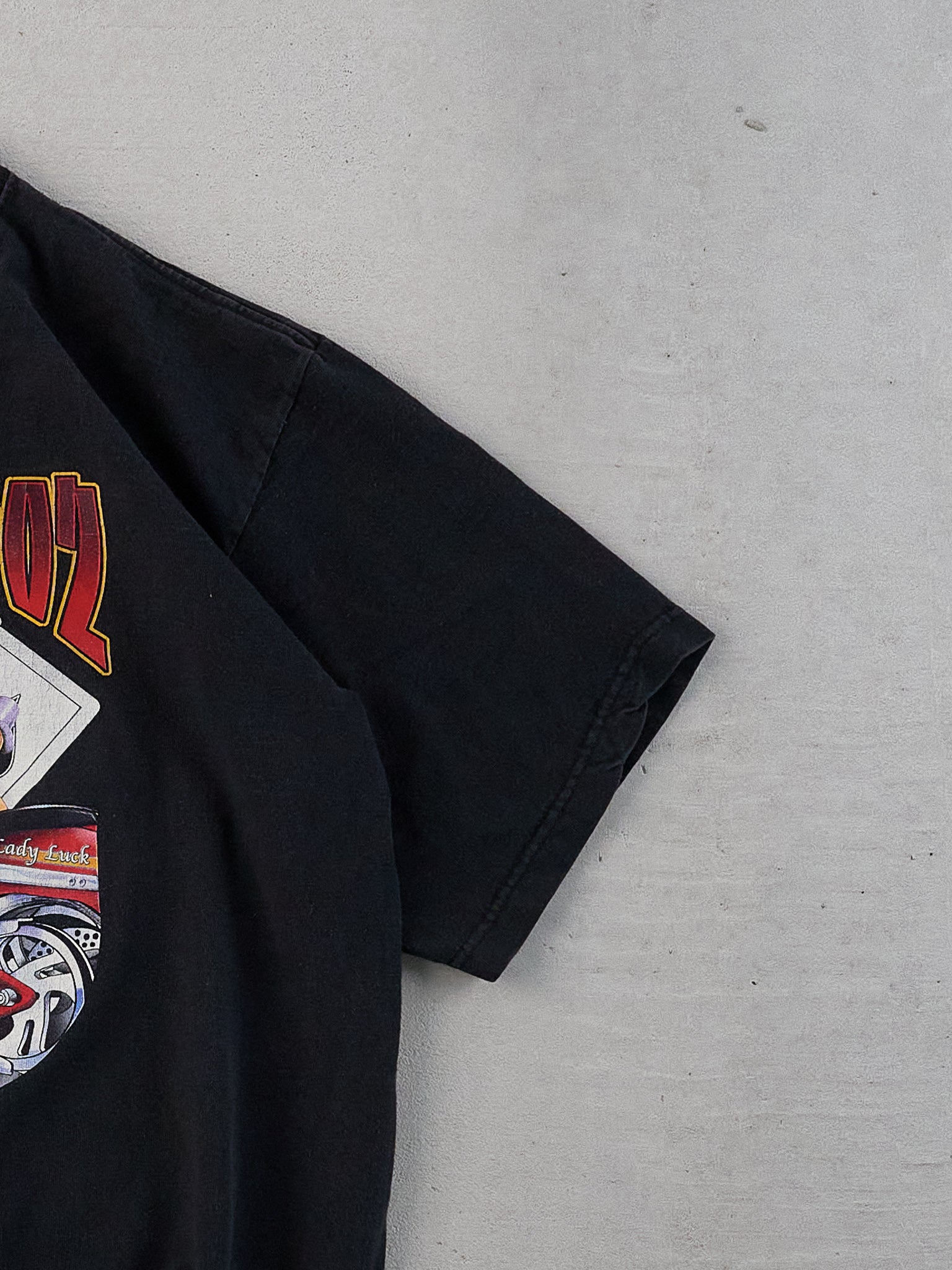 Vintage 02' Black Laconia Biker Graphic Tee (S)