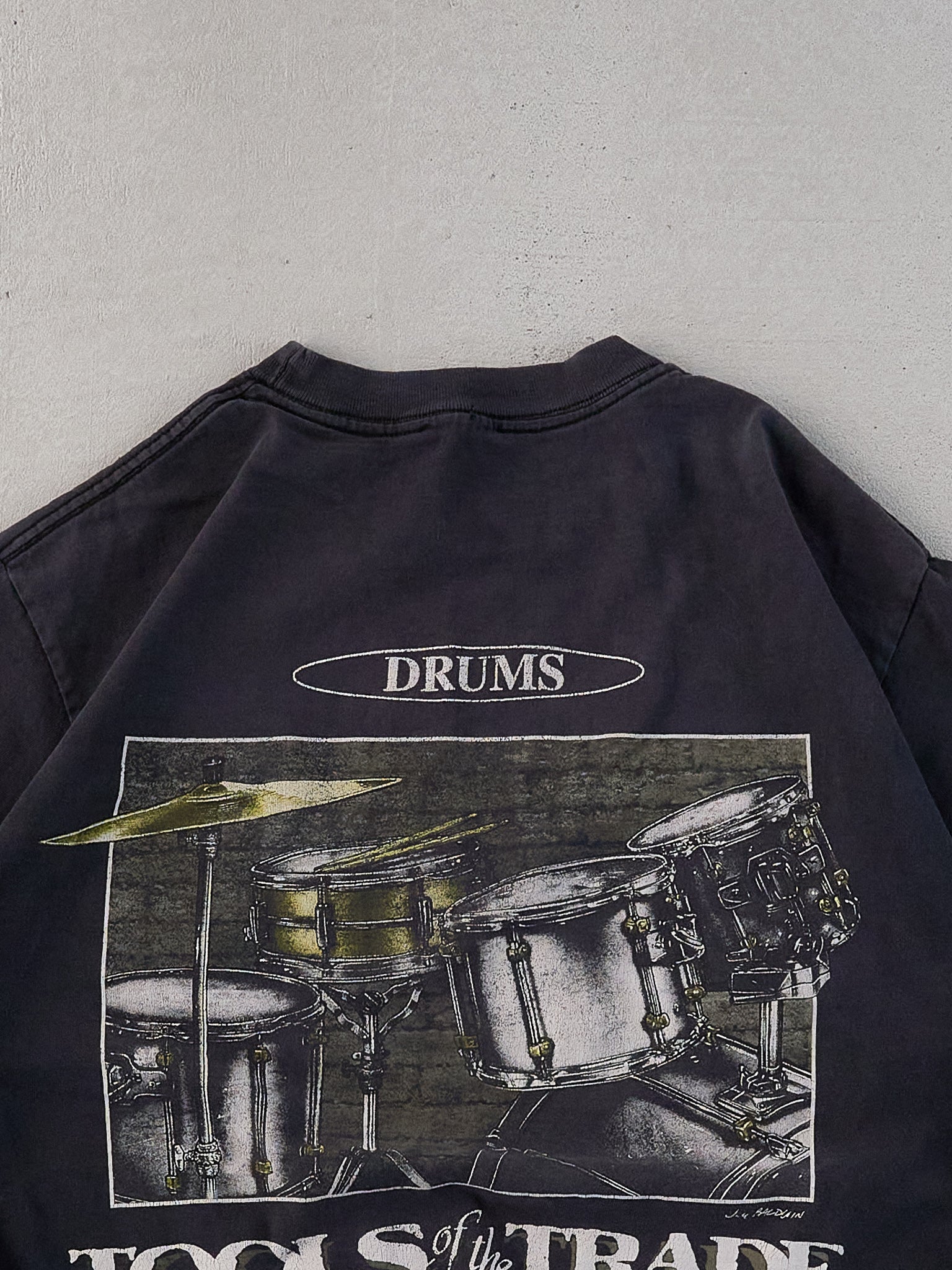 Vintage 90s Black Toolstrade Graphic Tee (S)