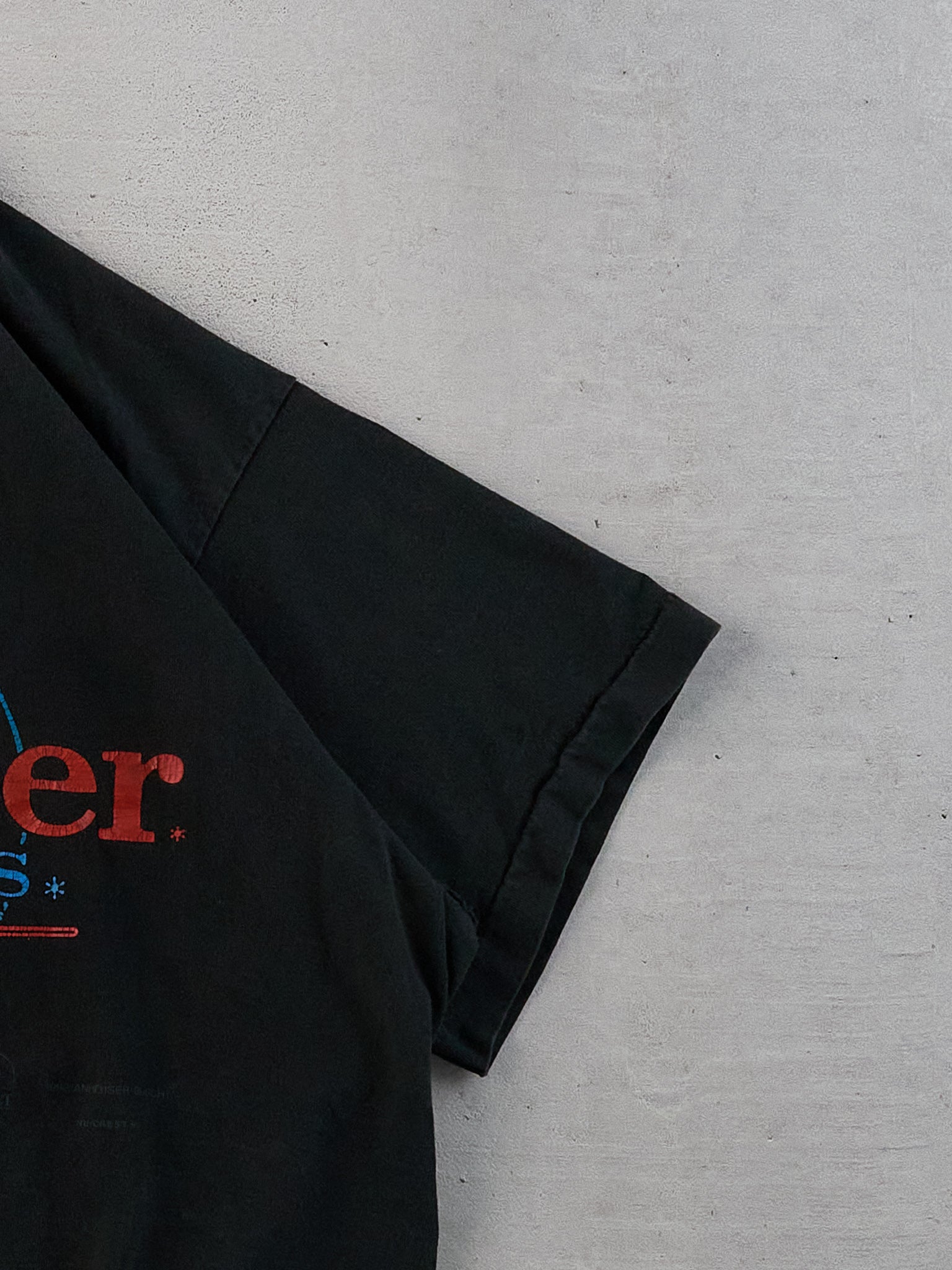Vintage 92' Black Budweiser King Of Beer Graphic Tee (L)