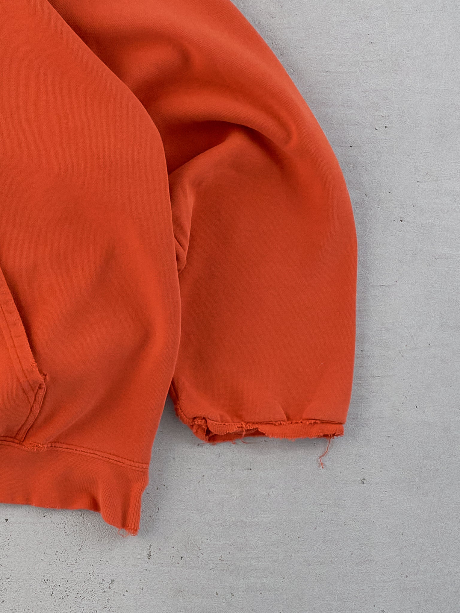 Vintage Y2K Orange Rugged Nike Center Swoosh Hoodie (L)