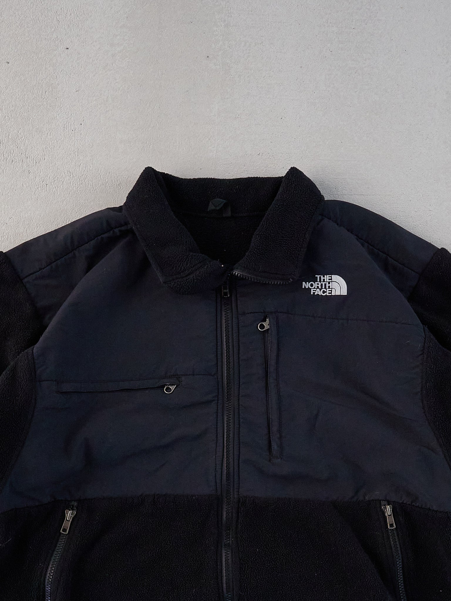 Vintage 90s Black Northface Denali Fleece Zip Up (L)