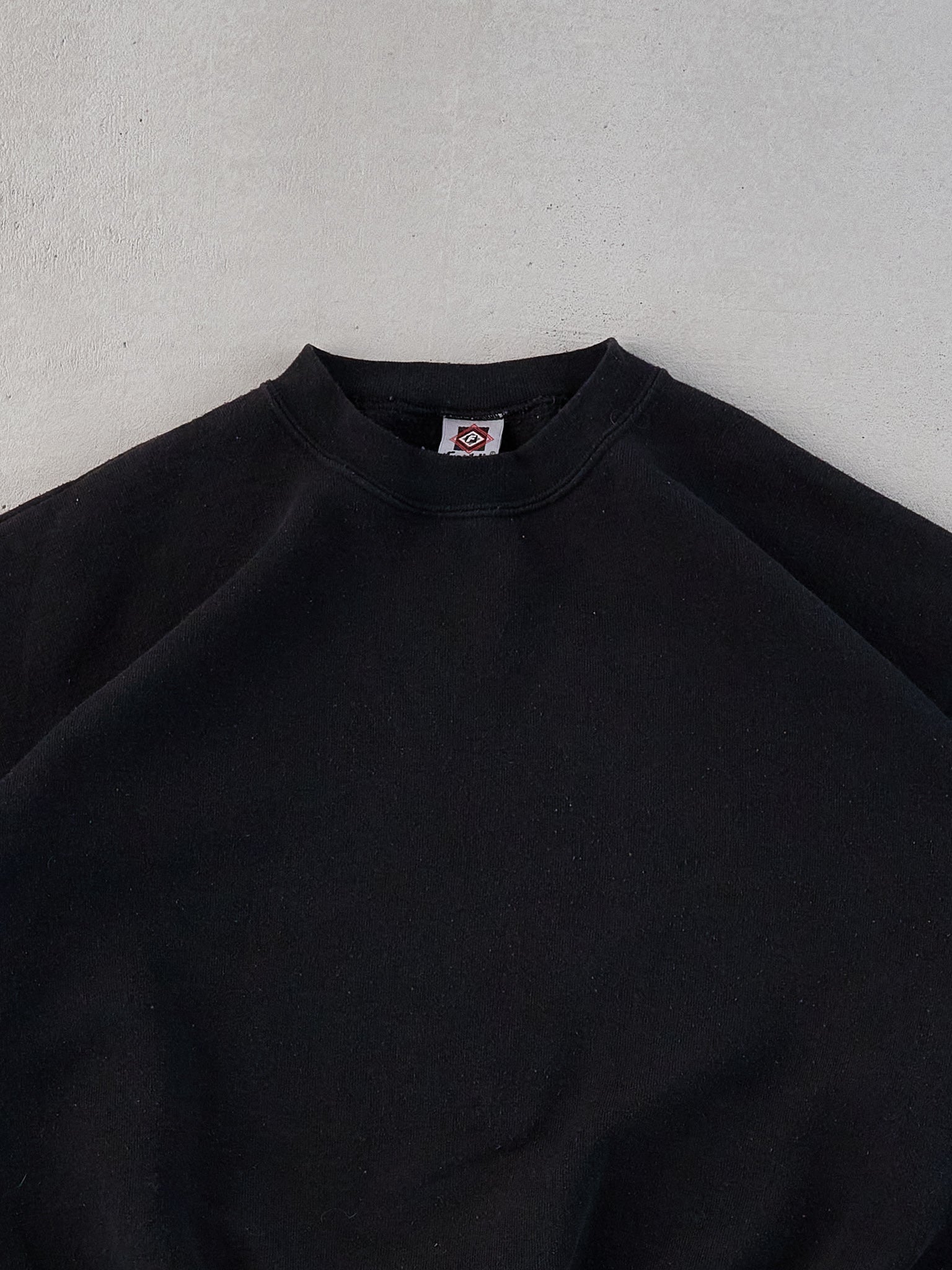 Vintage 90s Black Franklin Sports Blank Crewneck (L)