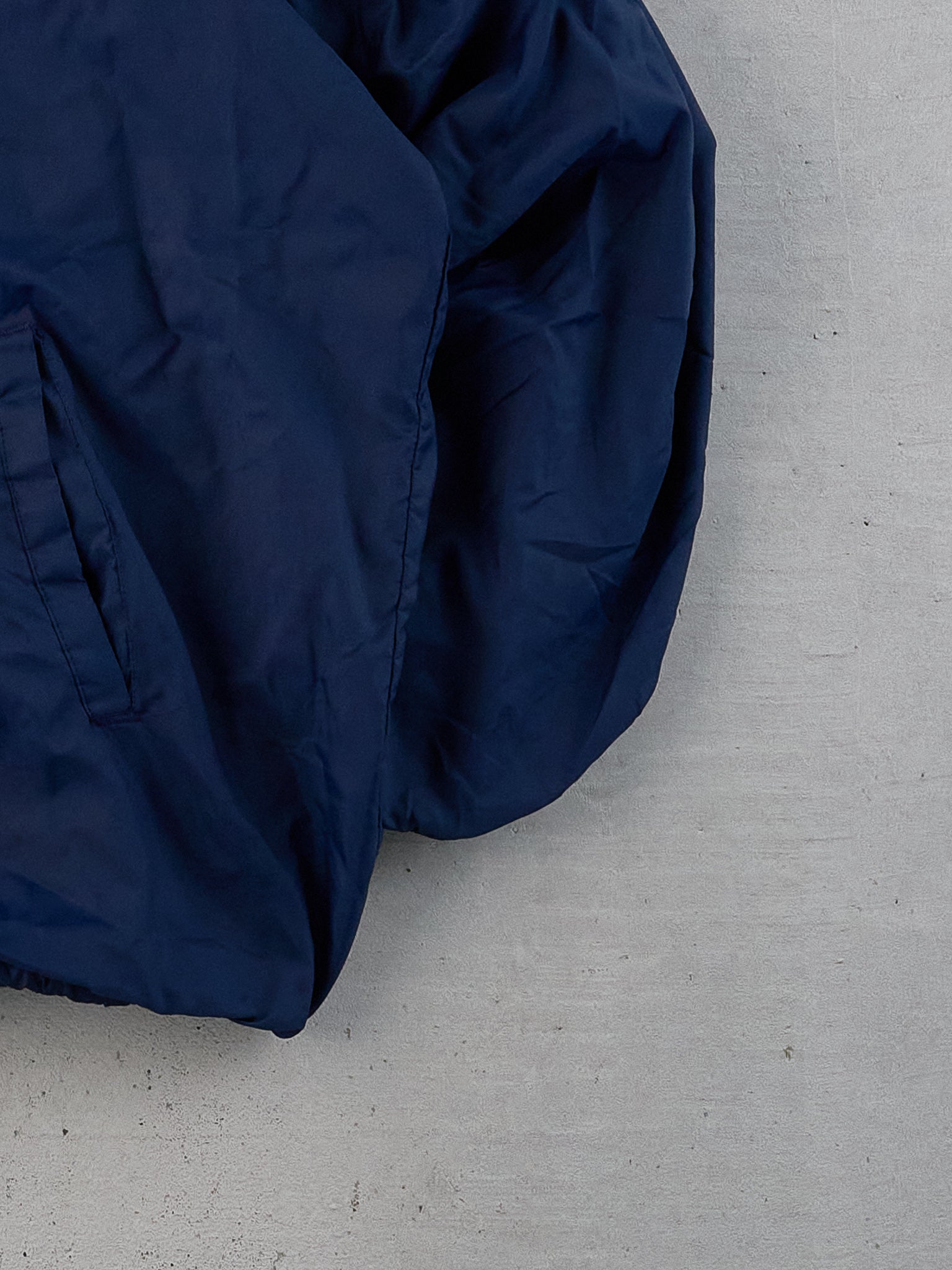 Vintage 90s Navy Blue Ole Miss Collared Button Up (L)