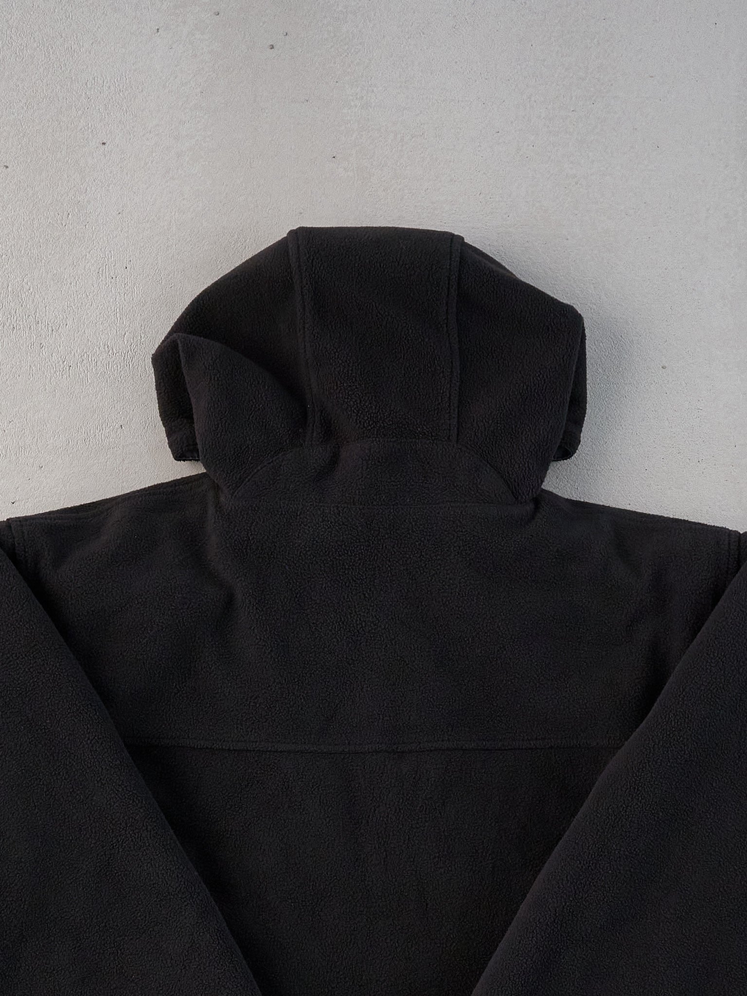 Vintage Y2K Grey and Black Nike Hooded Reversible Puffer Jacket (L)