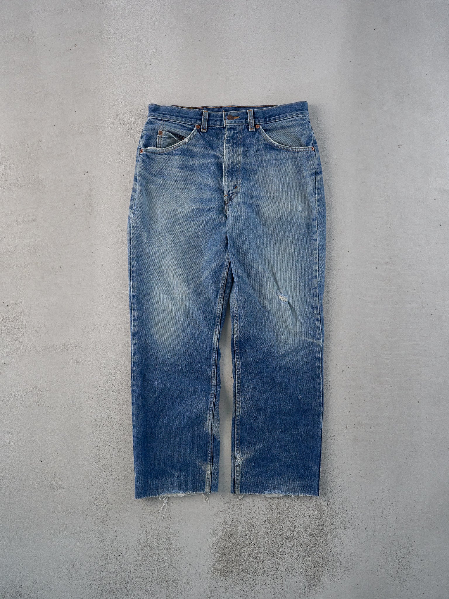 Vintage 70s Dark Blue Levi's Denim Jeans (32x29)