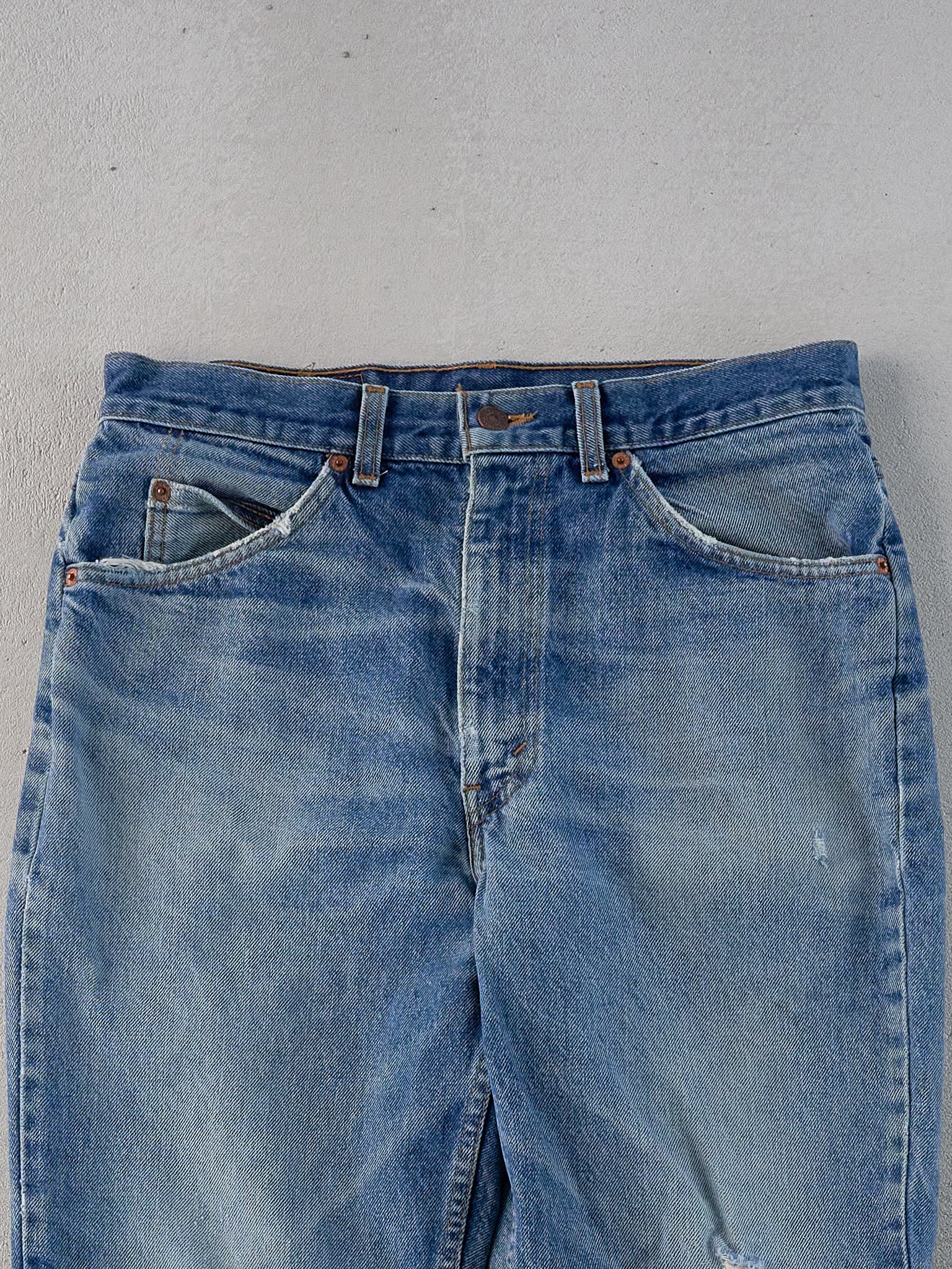 Vintage 70s Dark Blue Levi's Denim Jeans (32x29)