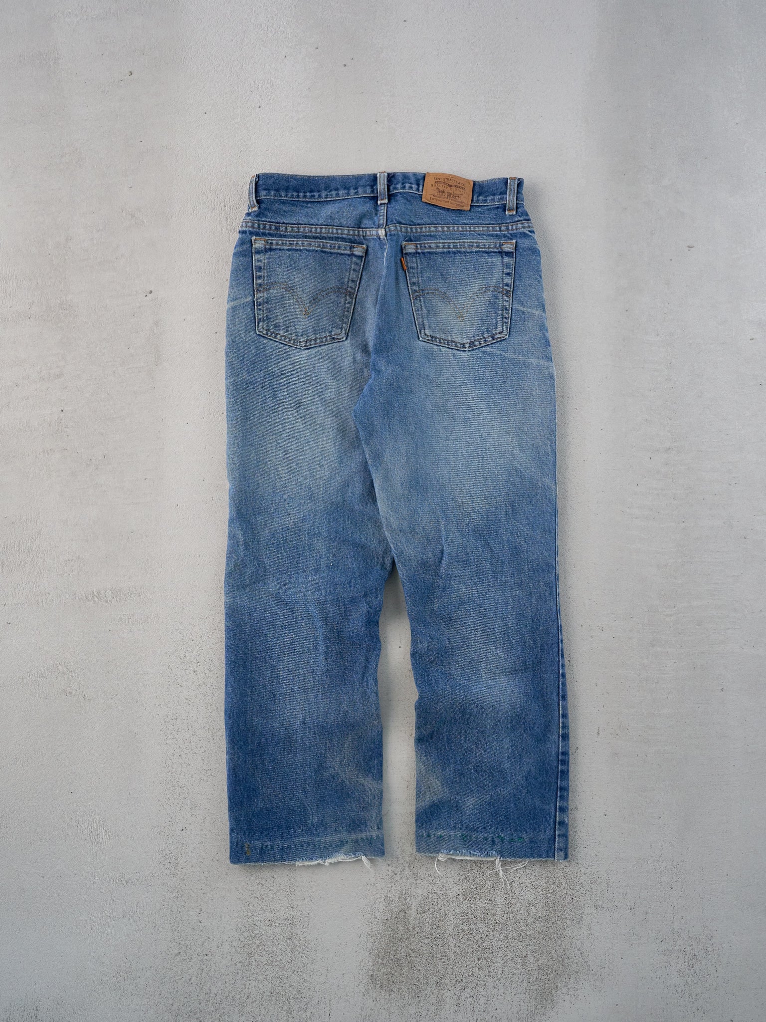 Vintage 70s Dark Blue Levi's Denim Jeans (32x29)