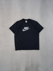 Vintage Y2k Black Nike Emblem Graphic Tee (S/M)