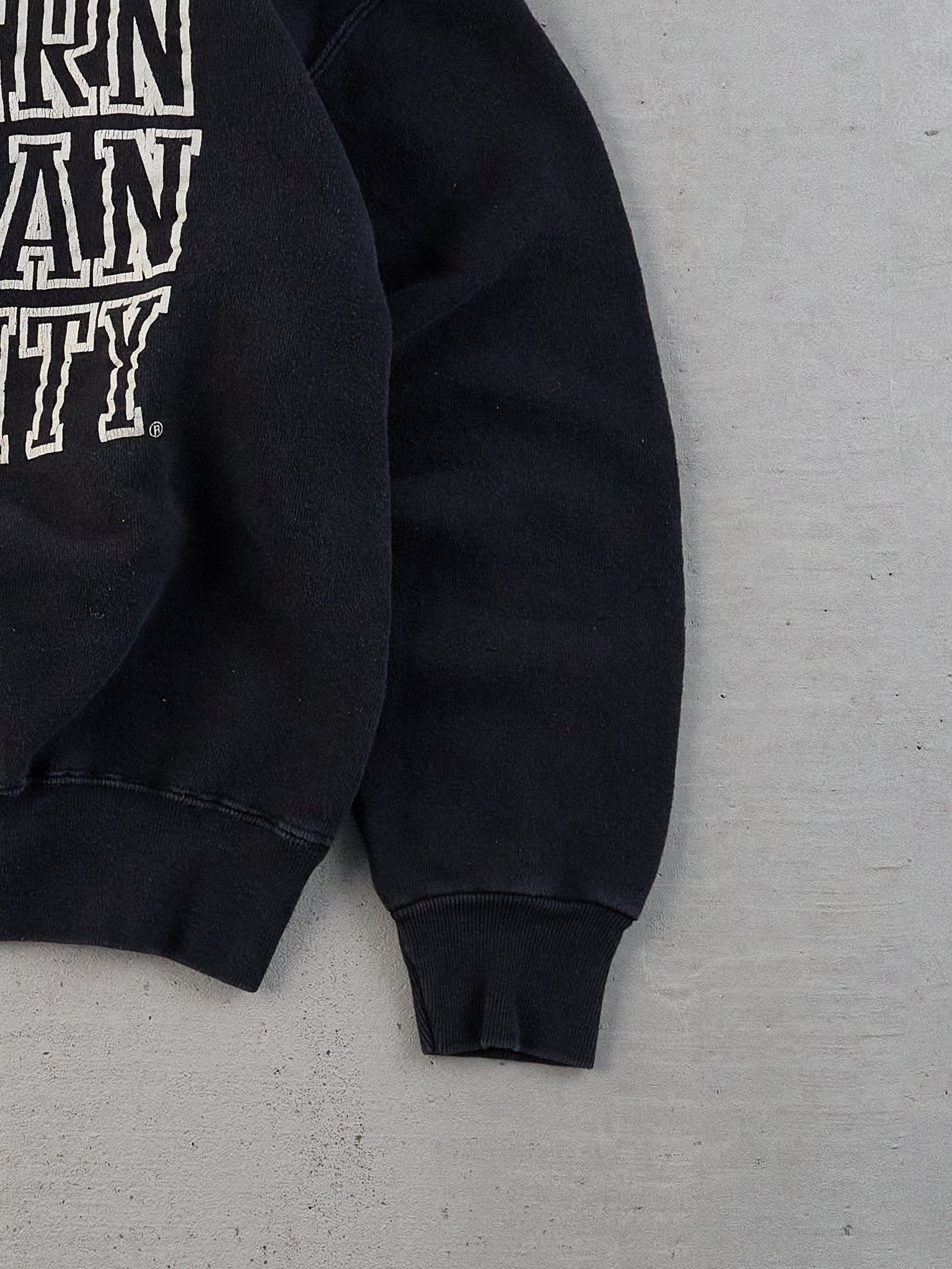 Vintage 90s Black Northern Michigan University Crewneck (S/M)